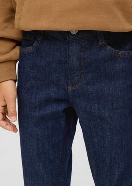 s.Oliver 5-Pocket-Jeans Jeans Seattle / Regular Fit / Mid Rise / Slim Leg Waschung, Kontrastnähte