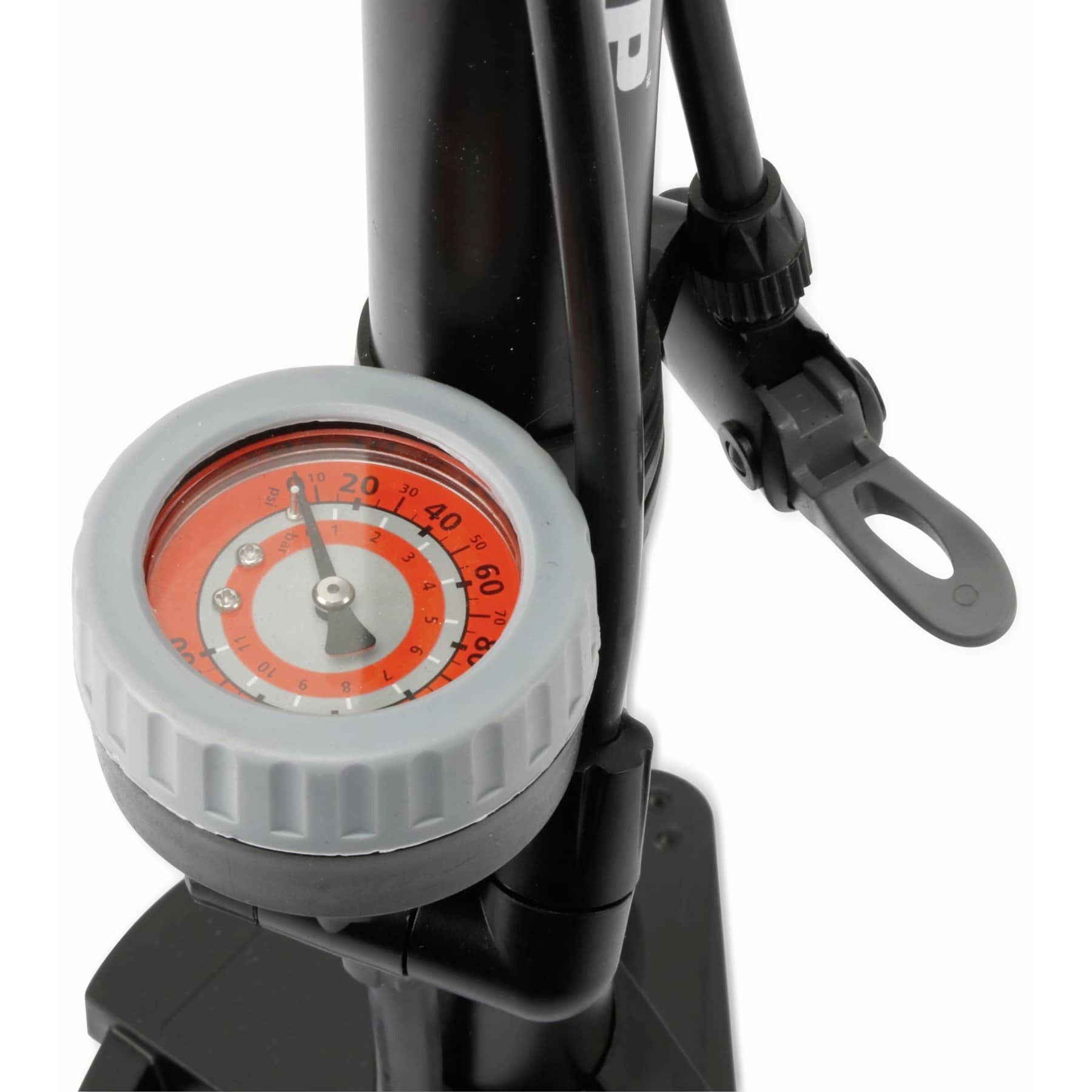 Dunlop Standpumpe DUNLOP Standluftpumpe 10233, mit Manometer, 11 bar