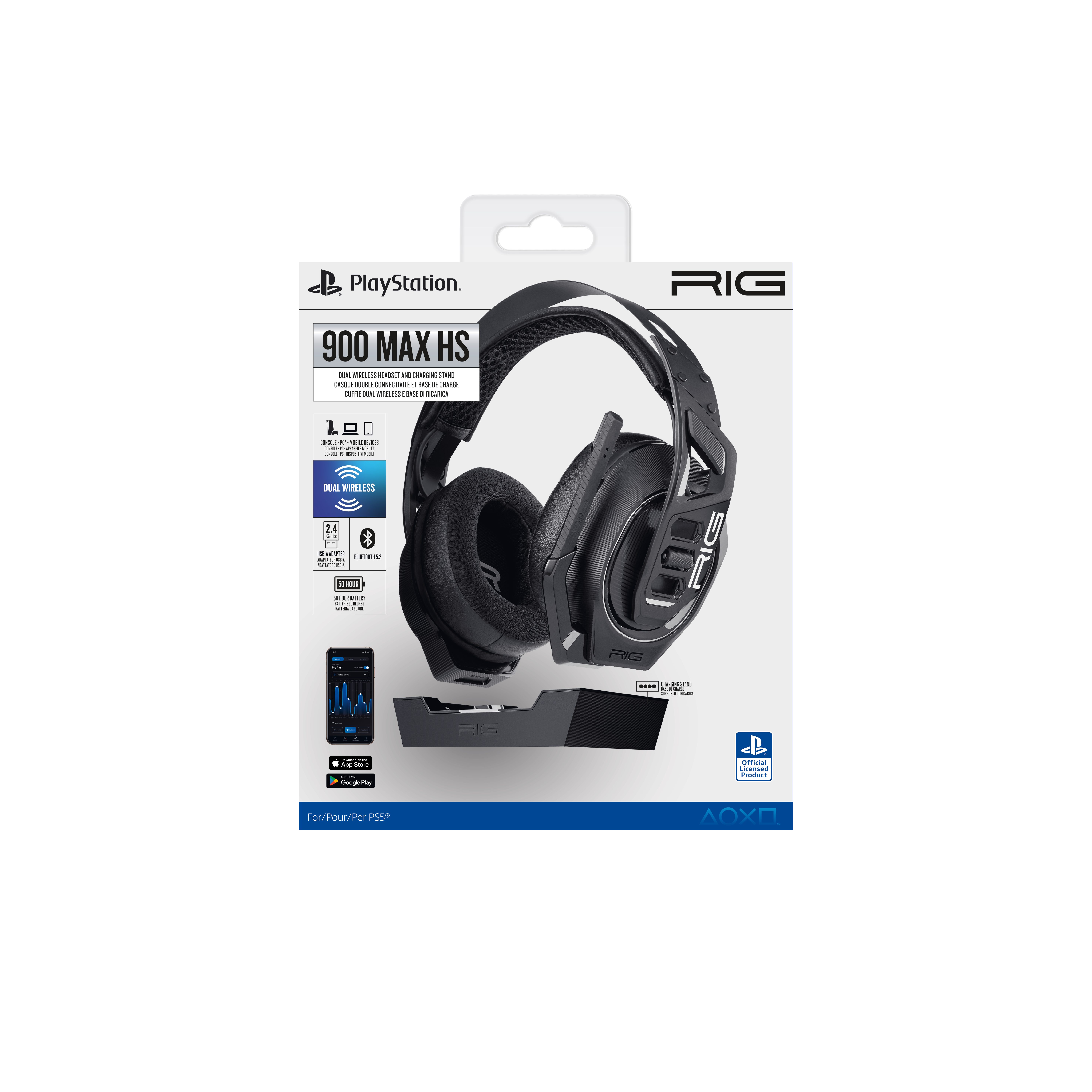 nacon NACON - RIG 900 MAX HS Gaming-Headset