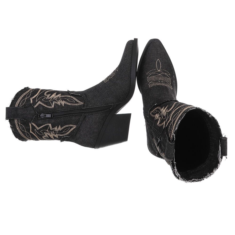Ital-Design Damen Cowboyboots Freizeit Westernstiefelette (88843764) Blocka günstig online kaufen