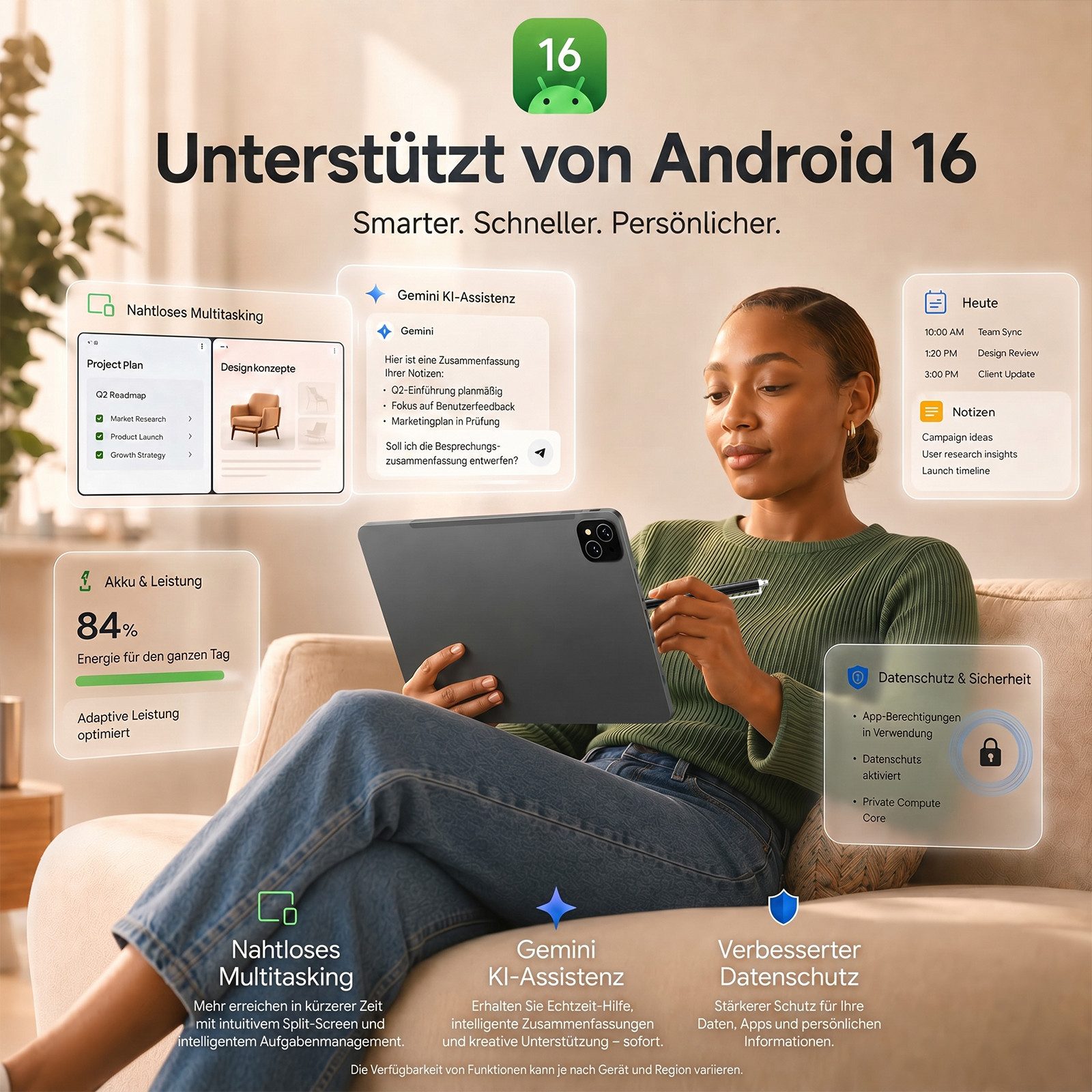 KINGRID 11,5" T12P 2,8K Android 16 4GLTE 256GB Mit Tastatur/Maus/Hülle Tablet (11,5", 256 GB, Android 16, 8000mAh, Gemini-KI, 2800x1840, Octa- Core, 32(8+24)GB) grau