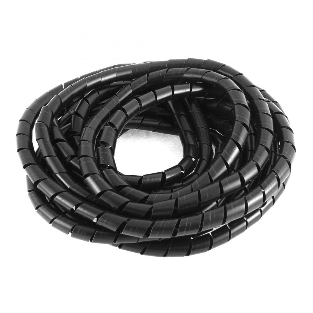 MK24 Handelshaus Spiralschlauch zur Kabelbündelung, Ø 17-130 mm, 10 m, schwarz
