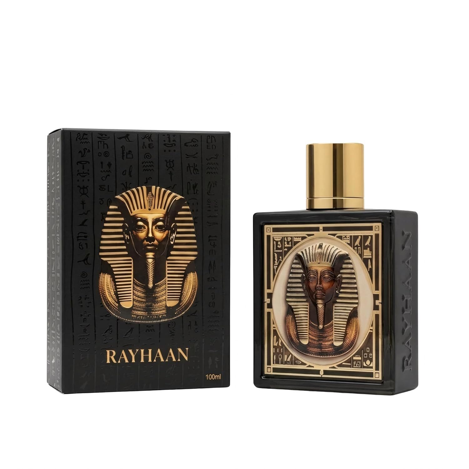 Rayhaan Eau de Parfum Rayhaan Pharaoh Eau de Parfum 100ml, Lederig-würziger Duft für Damen und Herren