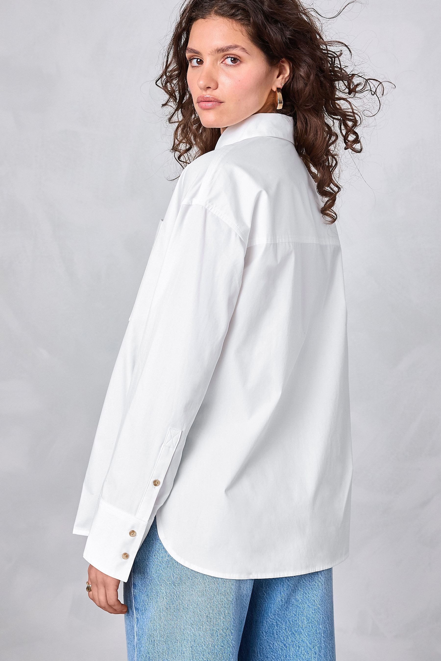 Next Langarmhemd Oversized Langärmeliges Boyfriend-Hemd (1-tlg) günstig online kaufen