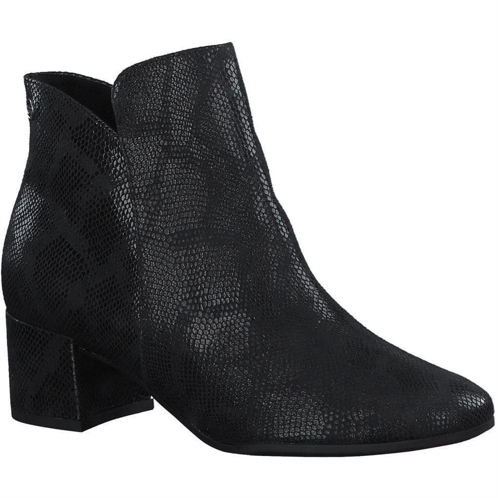Tamaris Stiefeletten 25382 black struct Stiefelette