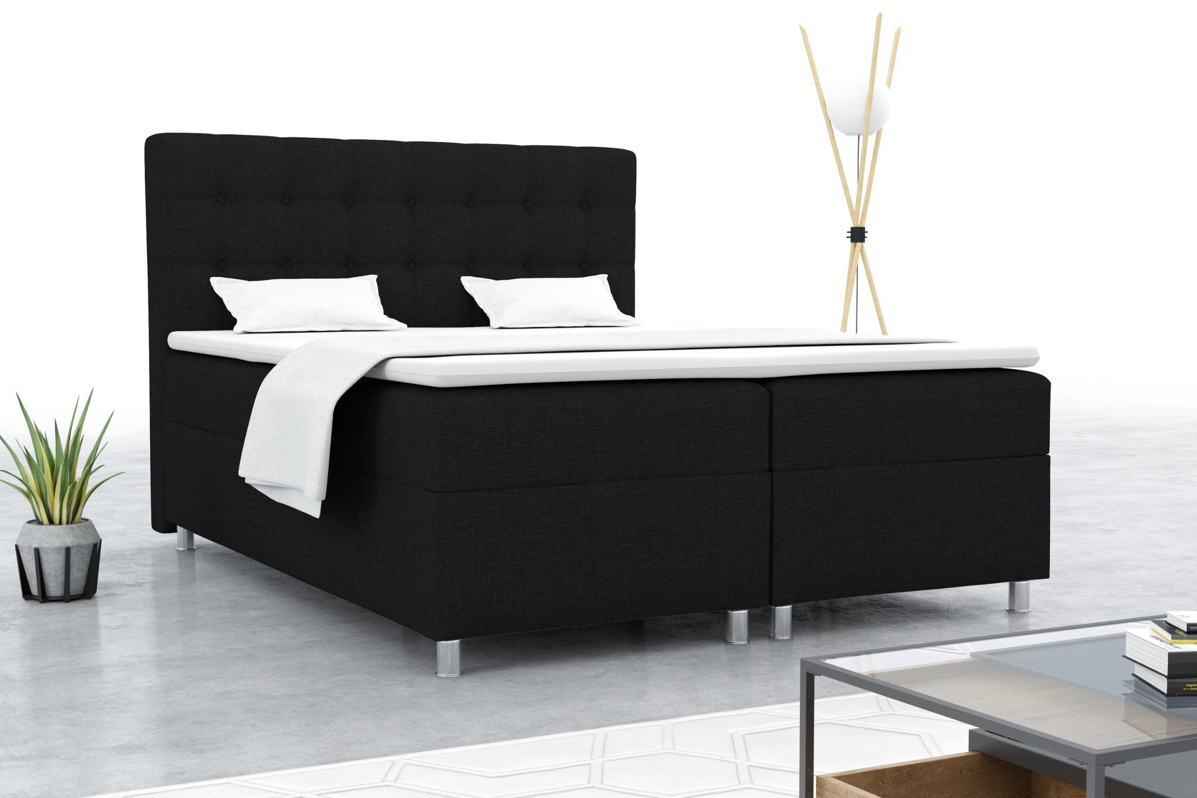 Deine Möbel 24 Boxspringbett BRILL Komplettbett günstig online kaufen