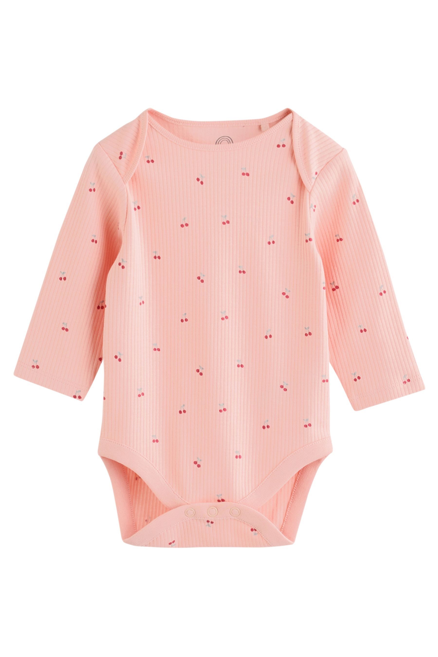 Next Langarmbody Baby Bodysuits mit langem Arm im 5er-Pack (5-tlg) – Bild 3 von 5