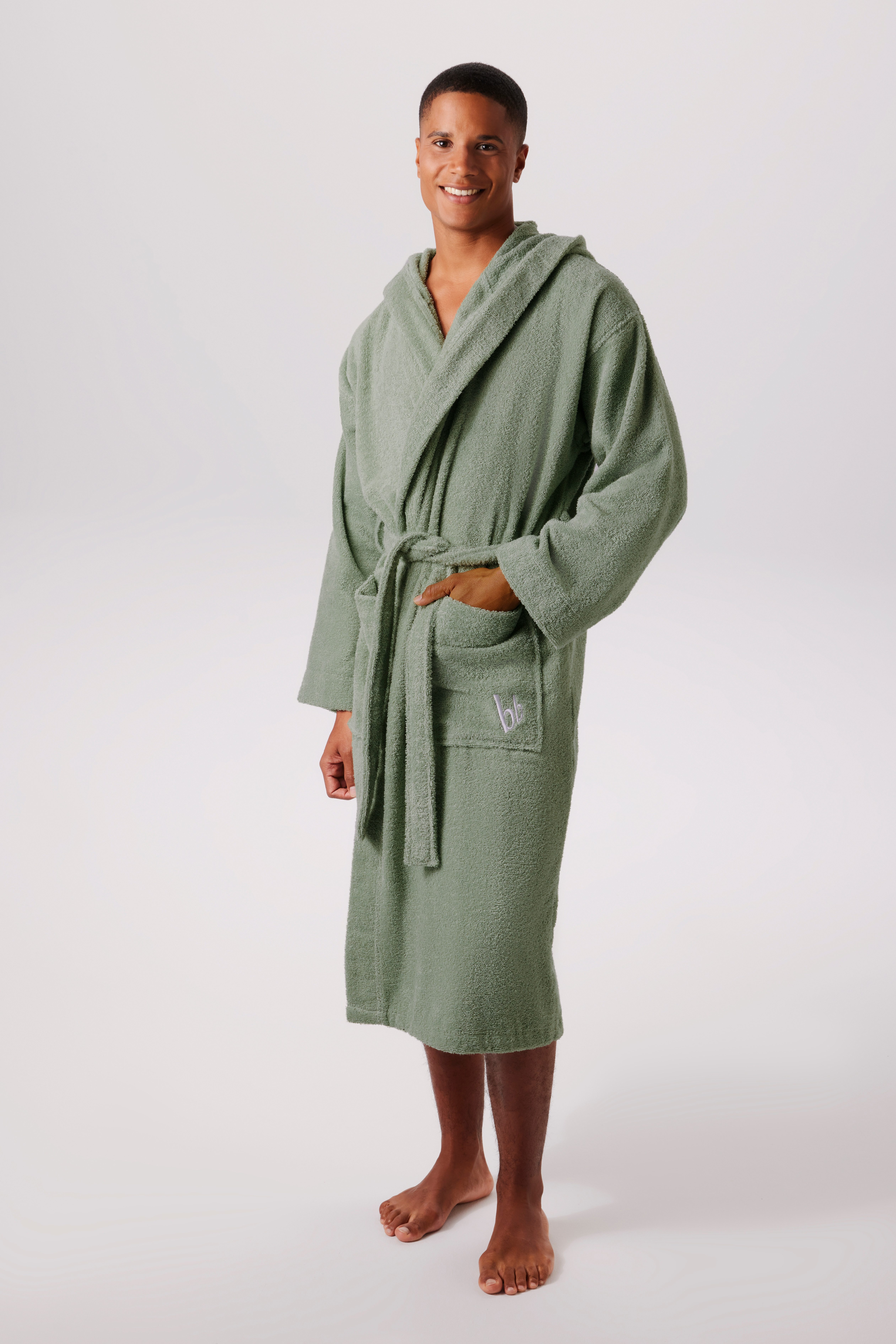 Bruno Banani Unisex-Bademantel Robby, ideal für günstig online kaufen