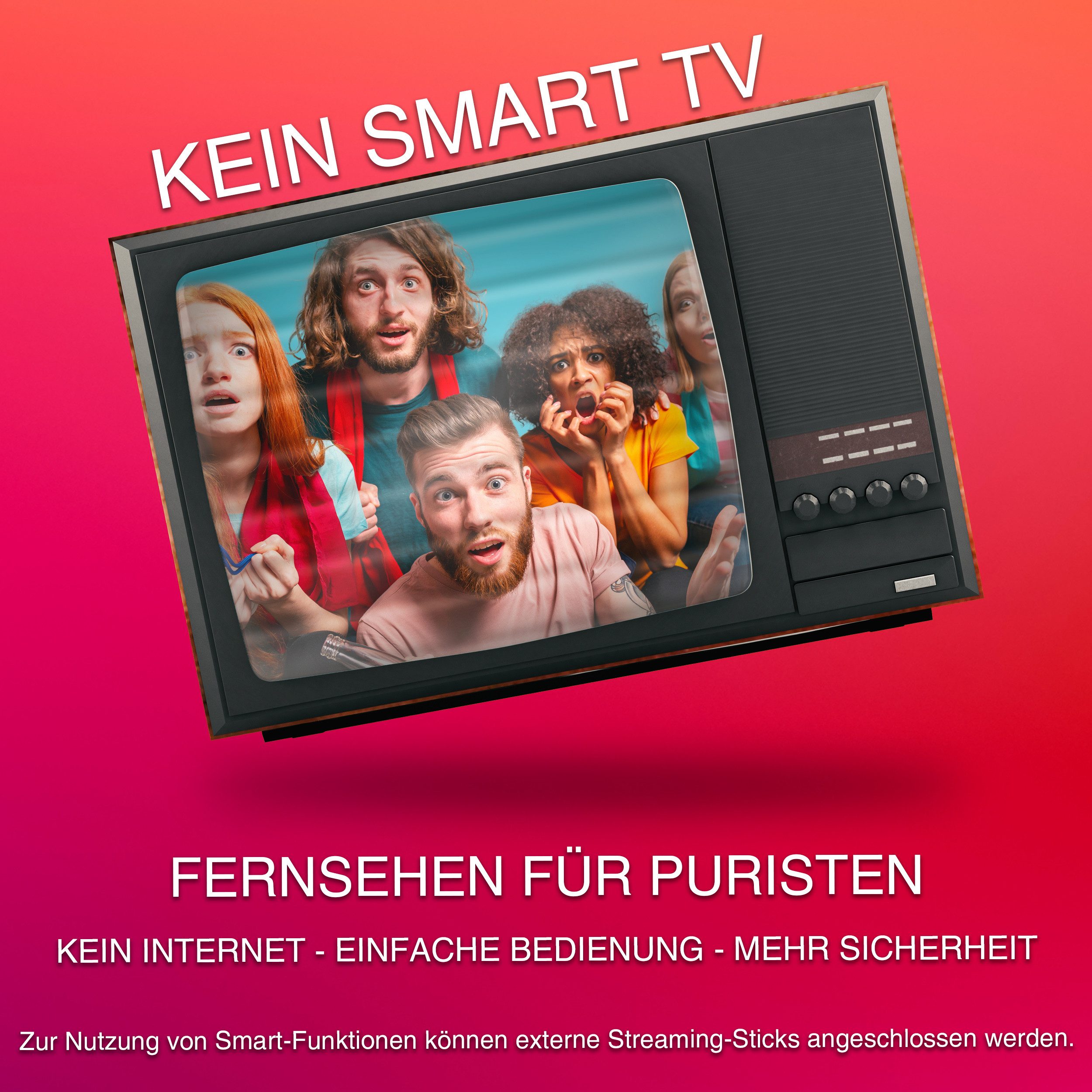 Telefunken XF32N750M LCD-LED Fernseher (80 cm/32 Zoll, Full HD, Triple-Tuner, USB-Mediaplayer)