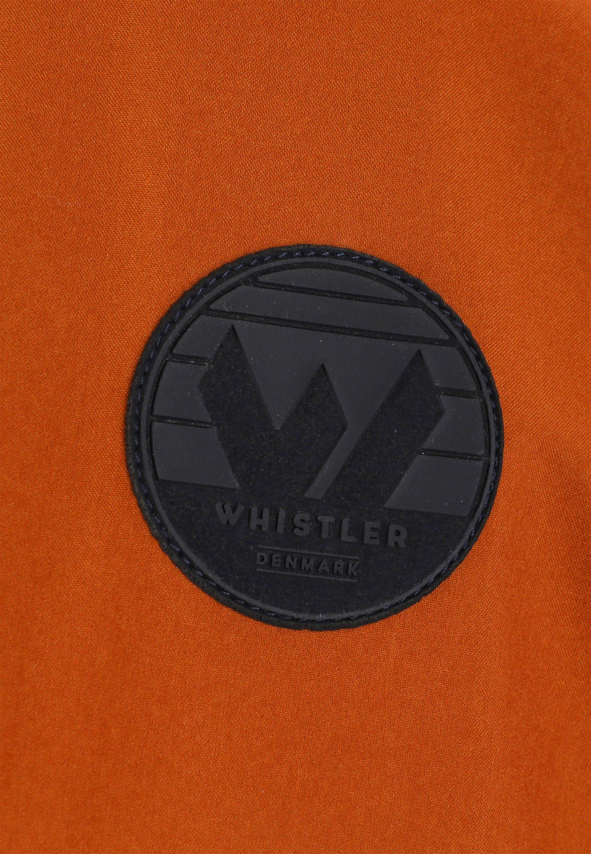 Wassersäule Palmer mm mit WHISTLER 8000 orange-blau Softshelljacke