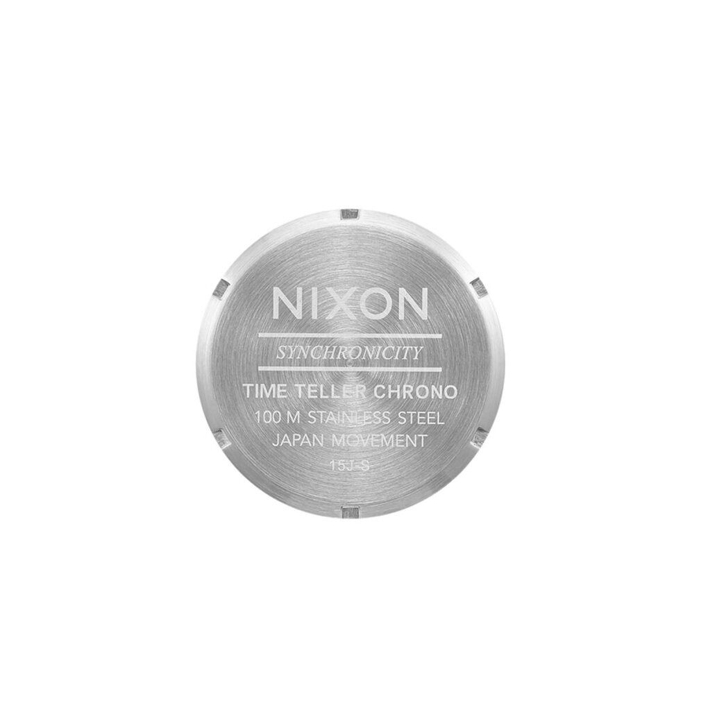 Nixon Luxusuhr Herrenuhr TIME TELLER Silberfarben
