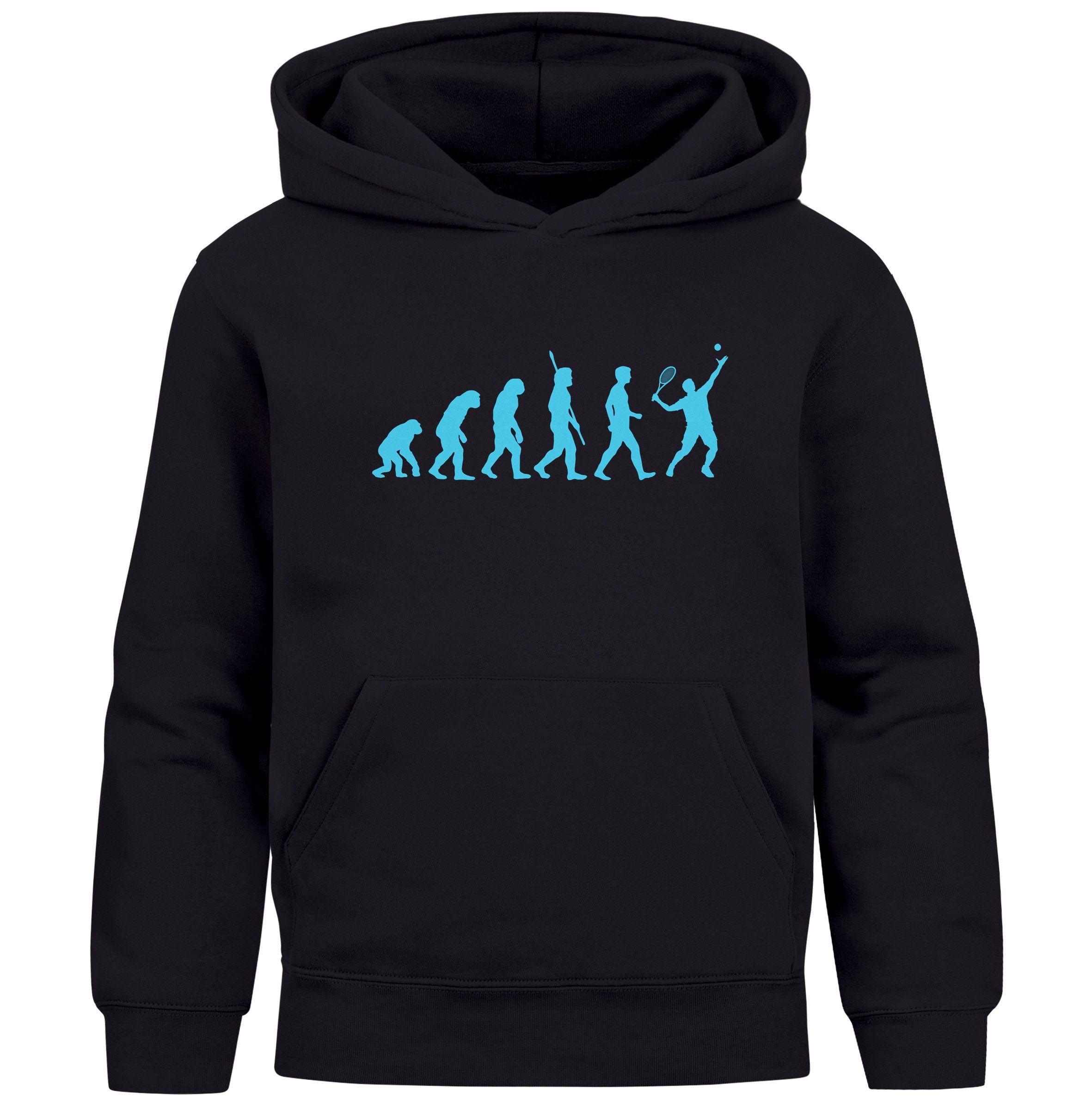 MoonWorks Hoodie Kinder Hoodie Jungen Tennis Jungengeschenke Sport Hobby GEschenk