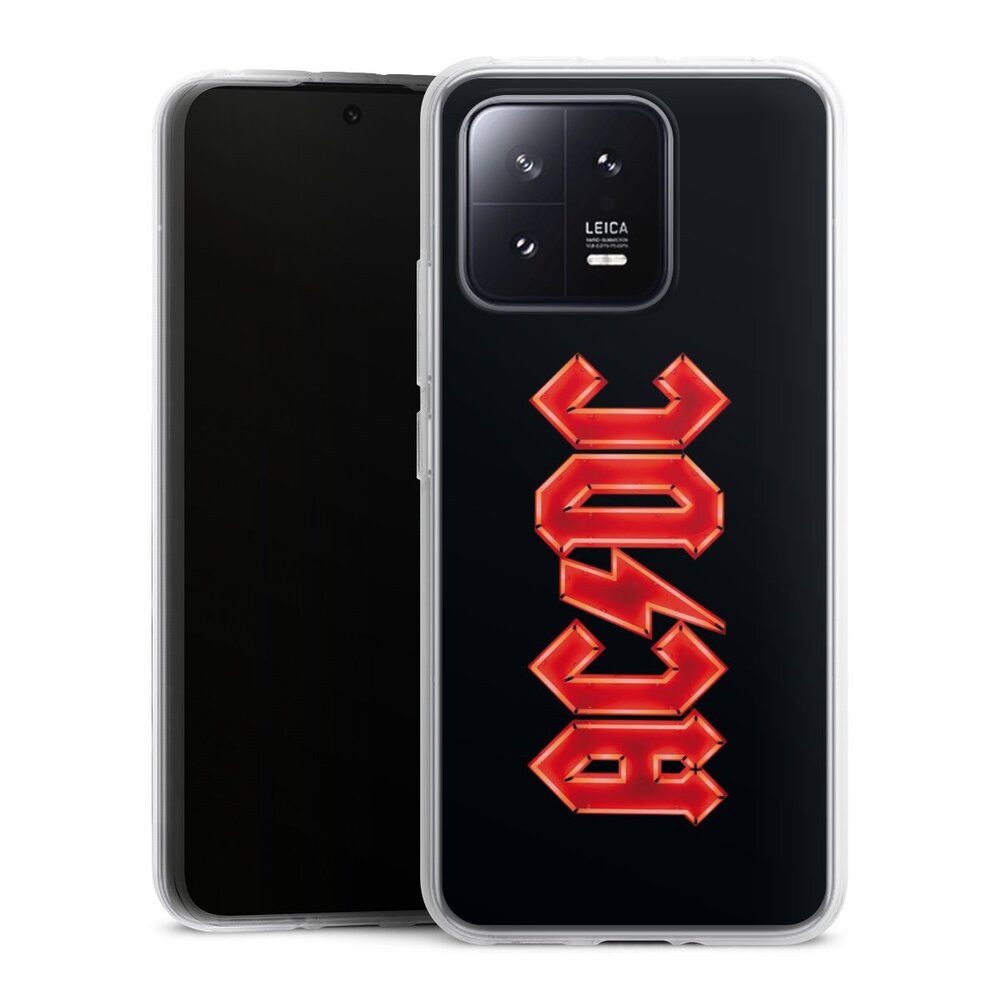 DeinDesign Handyhülle ACDC Logo Offizielles Lizenzprodukt ACDC Logo Large, Xiaomi 13 Silikon Hülle Bumper Case Handy Schutzhülle Smartphone Cover