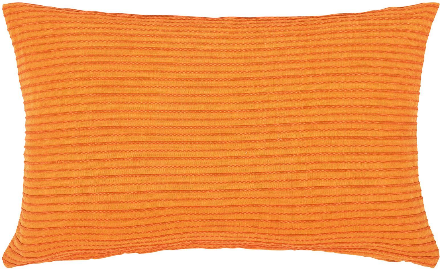 PAD Dekokissen Lamonte, Stück Design, 1 orange Kissenhüle einzigartiges Füllung, ohne
