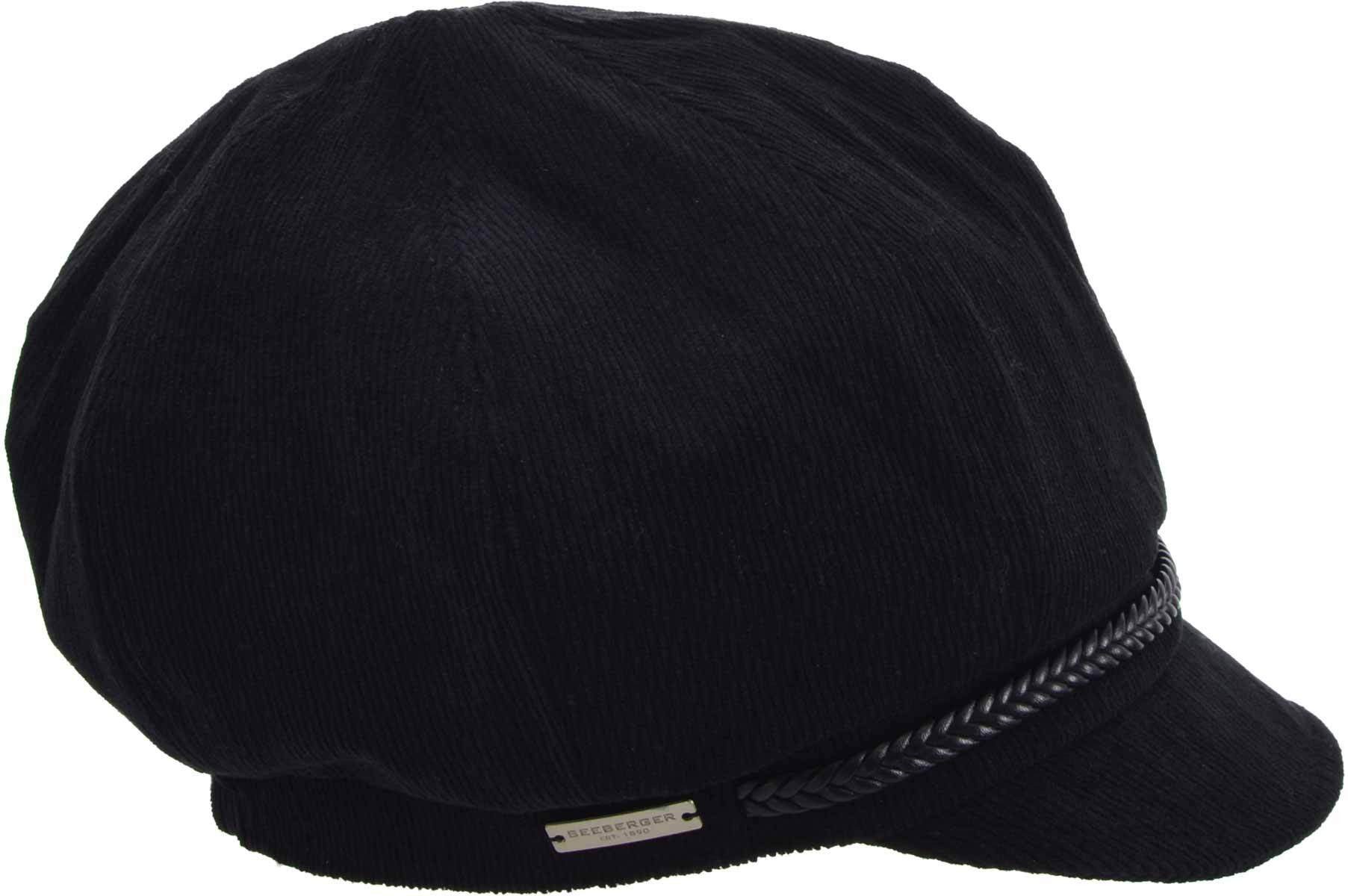 Seeberger Ballonmütze Samt Ballonmütze mit Struktur 19728-0 günstig online kaufen