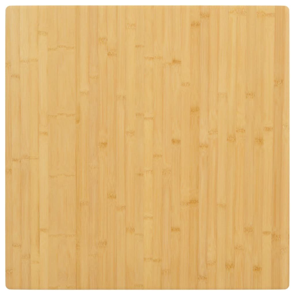 furnicato Tischplatte 80x80x1,5 cm Bambus (1 St)
