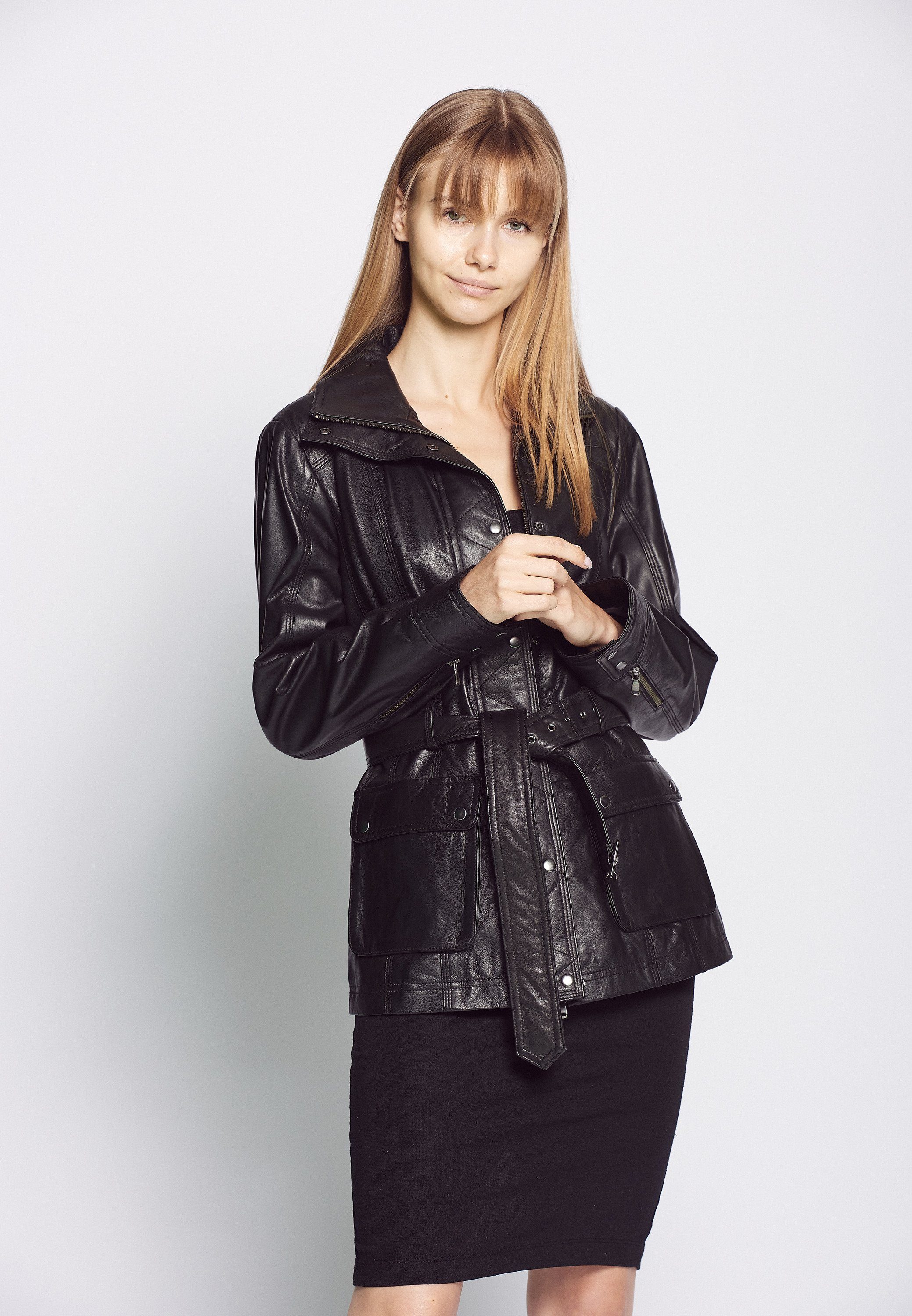 Bikerjacke black R6382 JCC