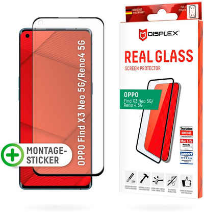 Displex »Real Glass FC 3D für Oppo Find X3 Neo 5G/Reno4 Pr«, Displayschutzglas, 1 Stück