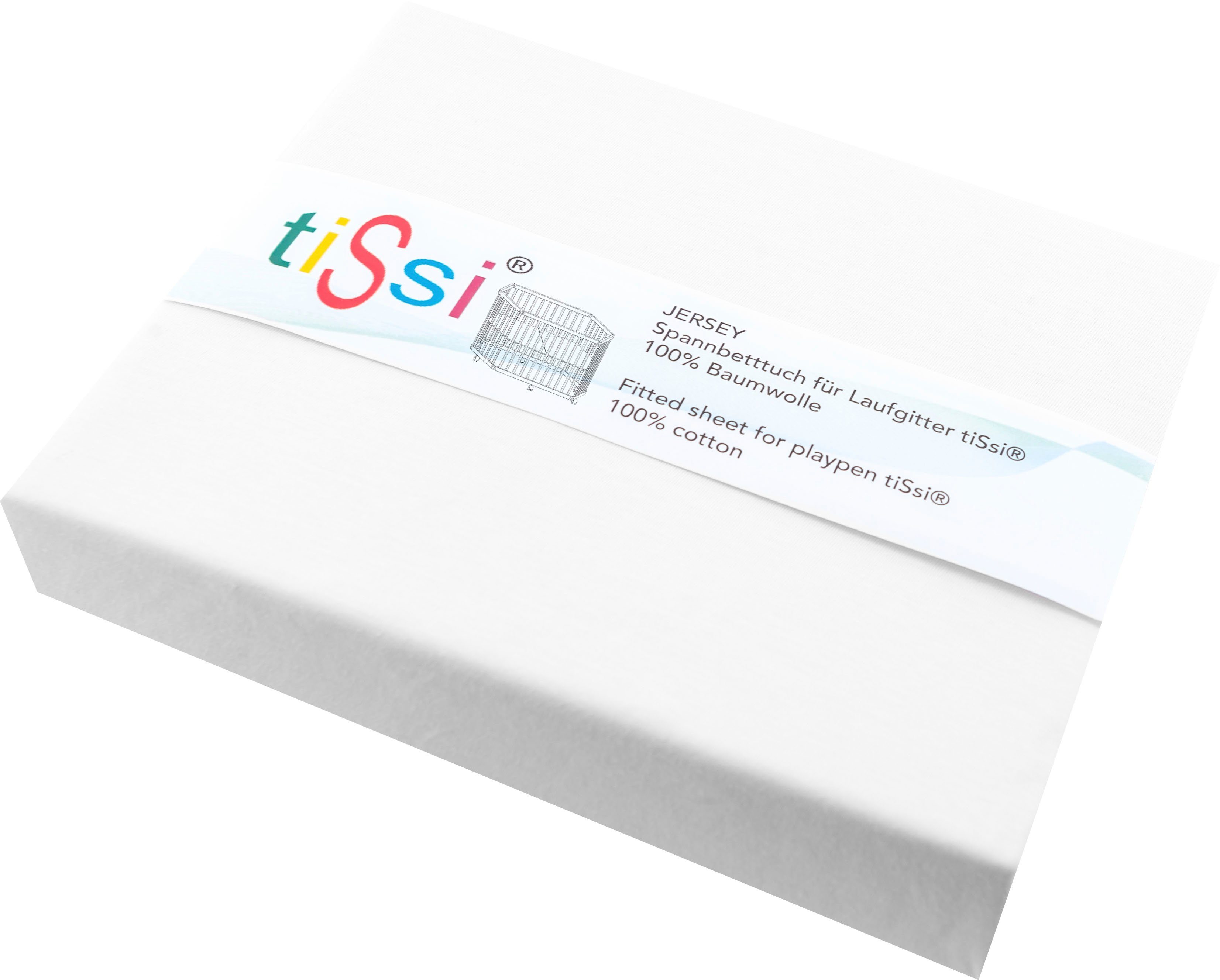 tiSsi® Spannbettlaken Jersey Laufstall, Jersey, Gummizug: günstig online kaufen