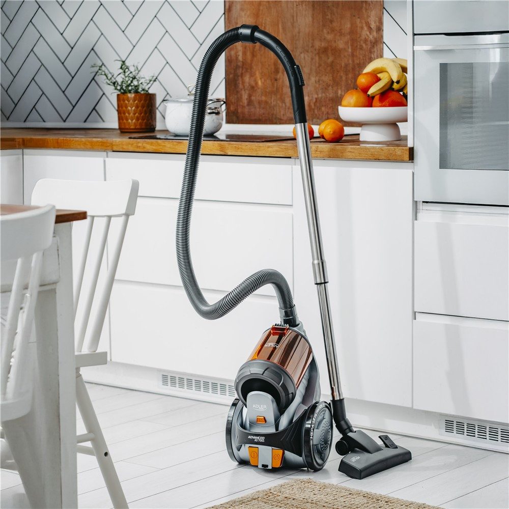 ADLER EUROPE Bodenstaubsauger AD 7065 Zyklon Staubsauger, Hartboden, Teppich, Sofa, Auto, 3000 W, beutellos, hygienisch mit HEPA 13 Filter, 17.000 Pa Saugkraft, schwarz
