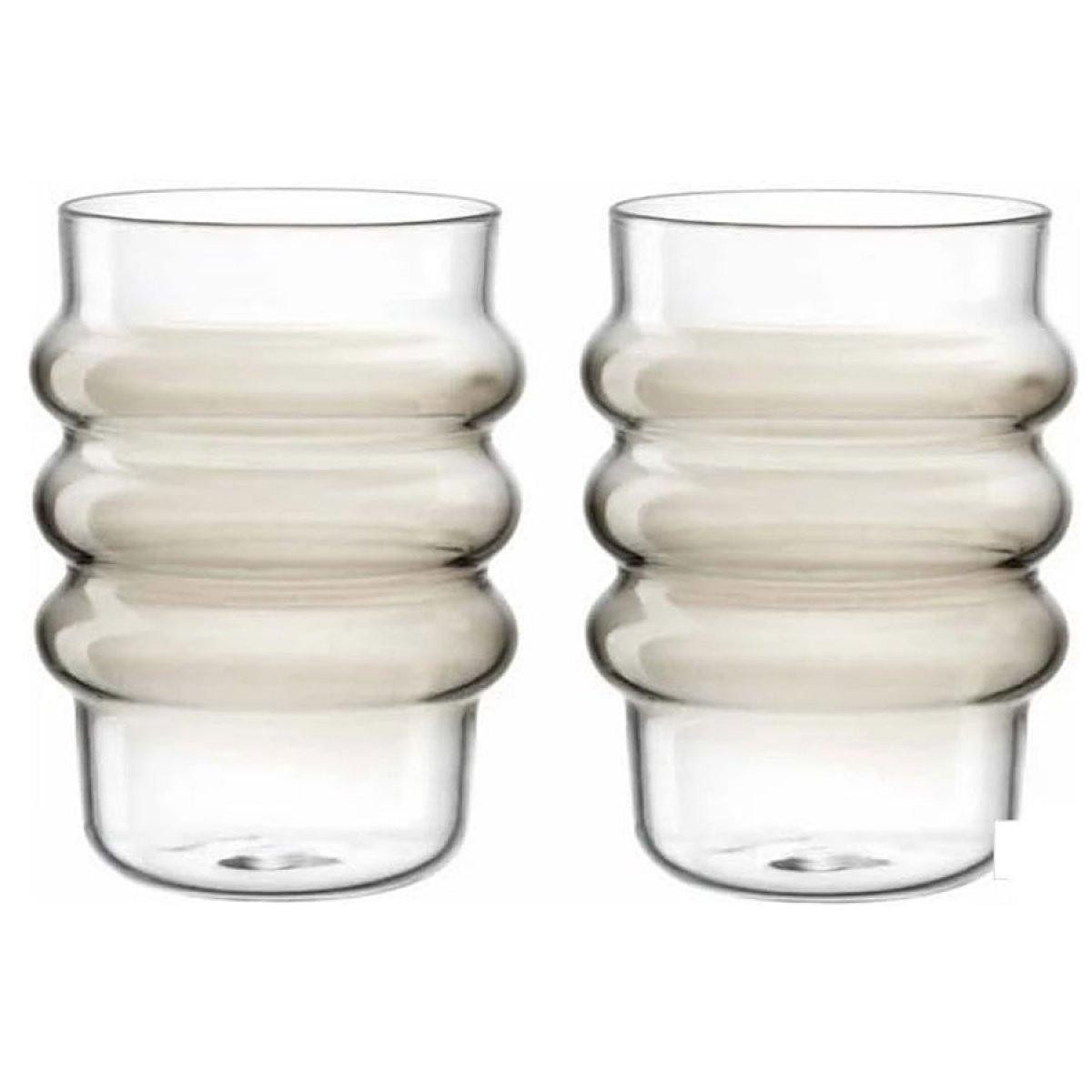 LEONARDO Cocktailglas Leonardo Becher Sole Hitzebeständig Taupe (2er-Set)