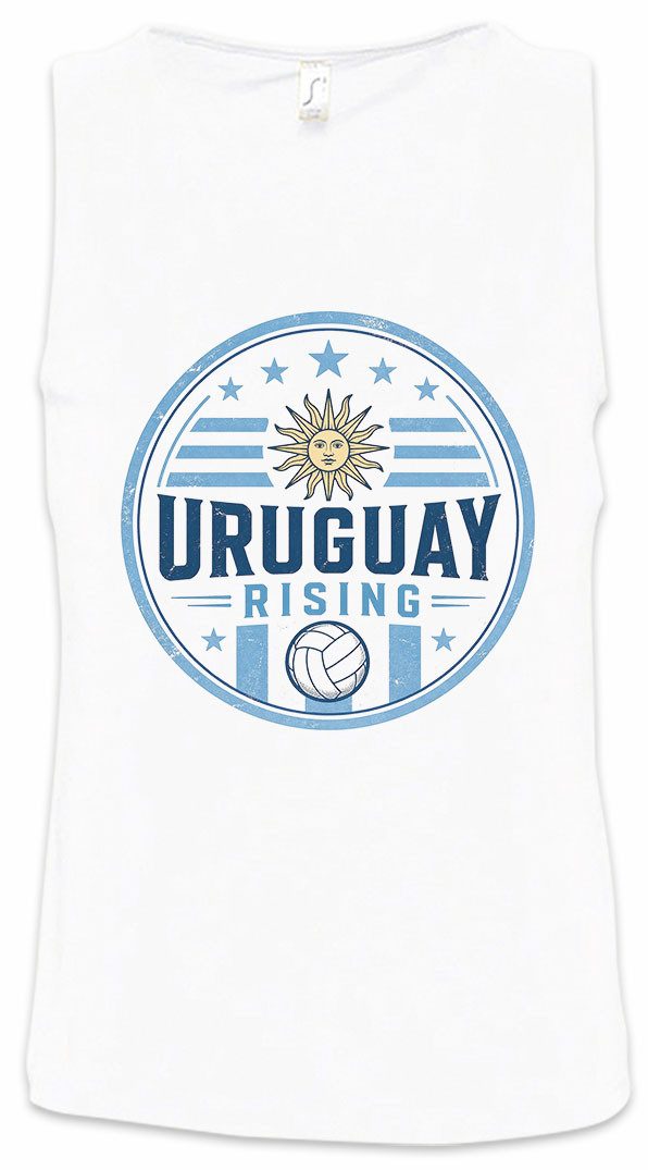 Urban Backwoods Tanktop Team Uruguay 3 Ärmelloses T-Shirt Team La Celeste WM Montevideo Charrúa Garra Fußball Soccer