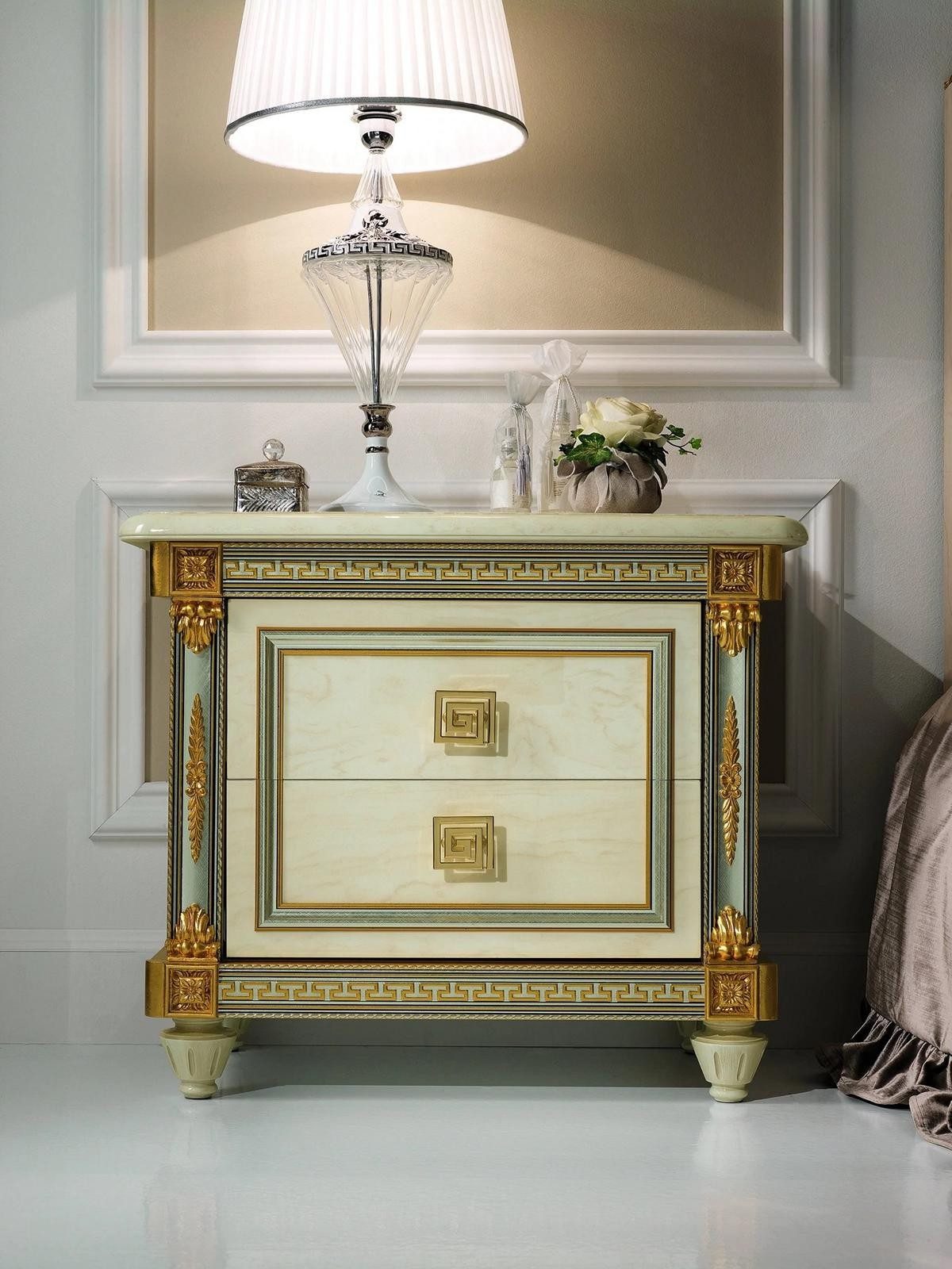Xlmoebel Nachtkonsole Luxuriöse Design Konsole für Schlafzimmer im italienischen Stil (1 St., Luxuriöse Nachtkonsole), Made in Europa
