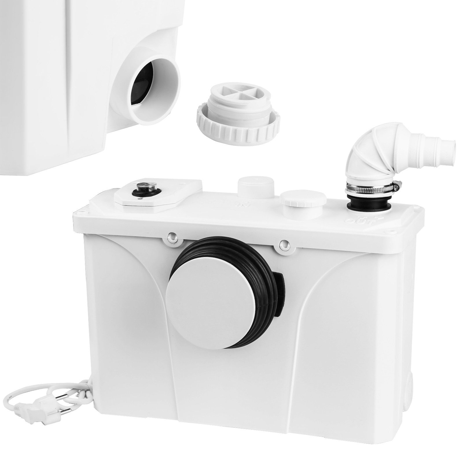 Clanmacy Hebeanlage Hebeanlage Kleinhebeanlage 700W Schmutzwasser Pumpe PRO Fäkalienpumpe