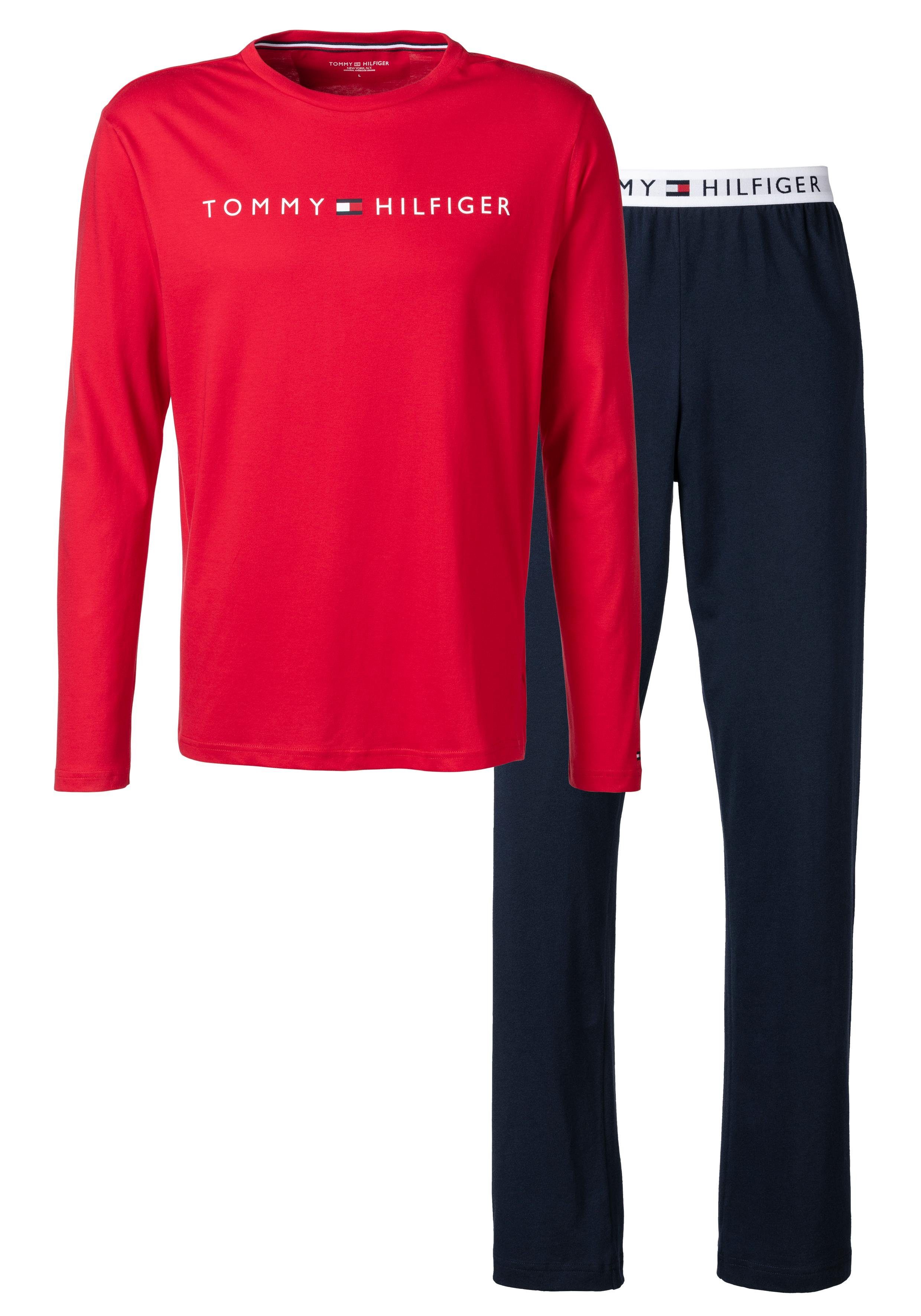 TOMMY HILFIGER Pyjama, mit Logo Print vorn kaufen OTTO