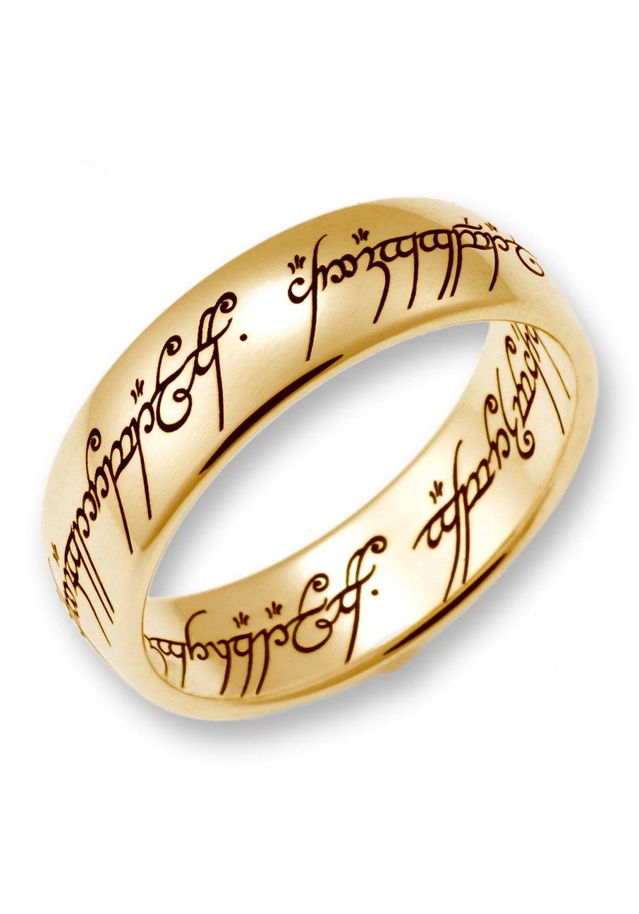 Der Herr der Ringe Goldring »Der Eine Ring - Gold, 10004073, 10004074,  10004075«, Made in Germany online kaufen | OTTO