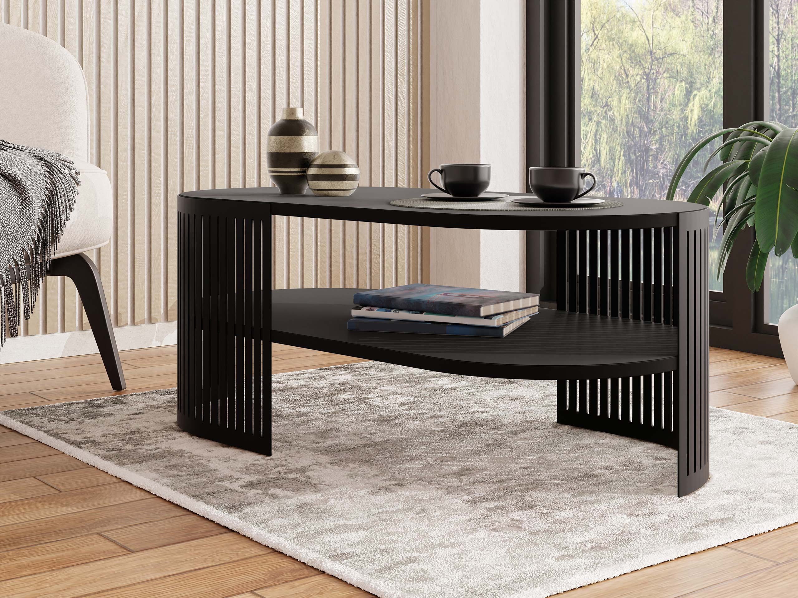 MIRJAN24 Couchtisch Fikoli Oval II (mit günstig online kaufen