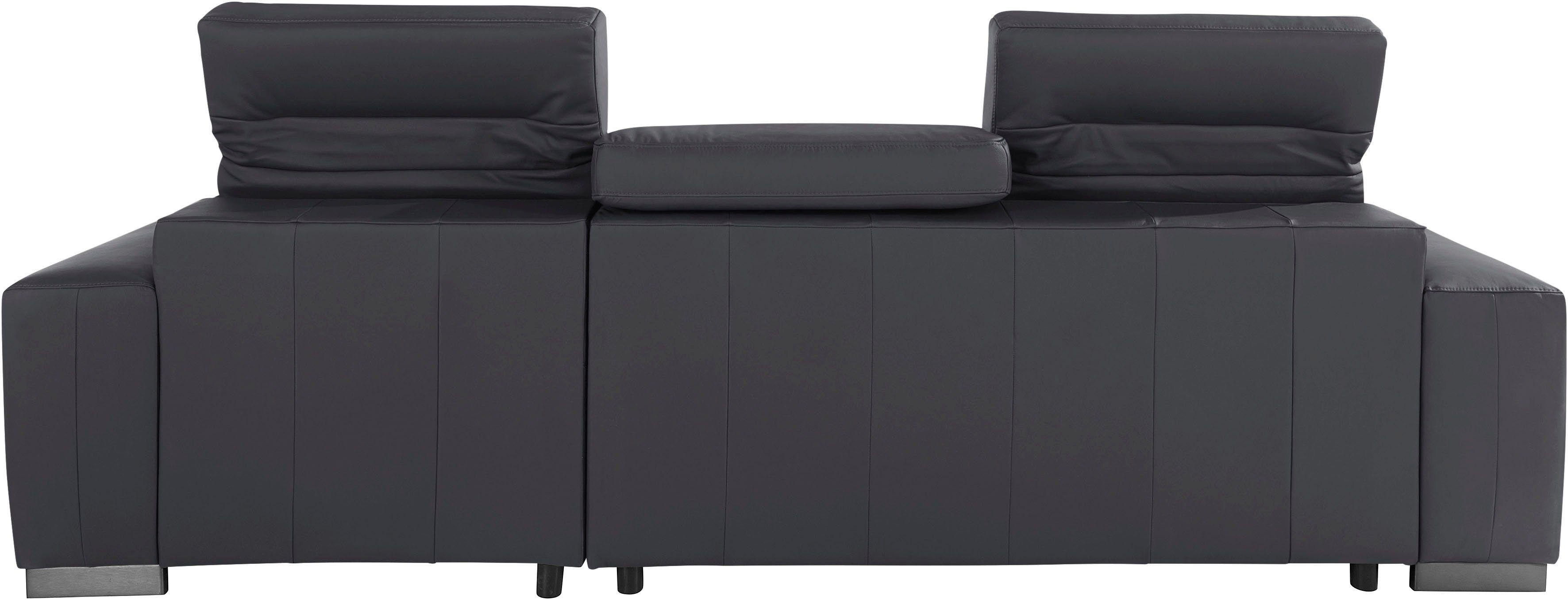 elektrischer Sofa COTTA mit Catania, Kofteilverstellung und Sitztiefenverstellung