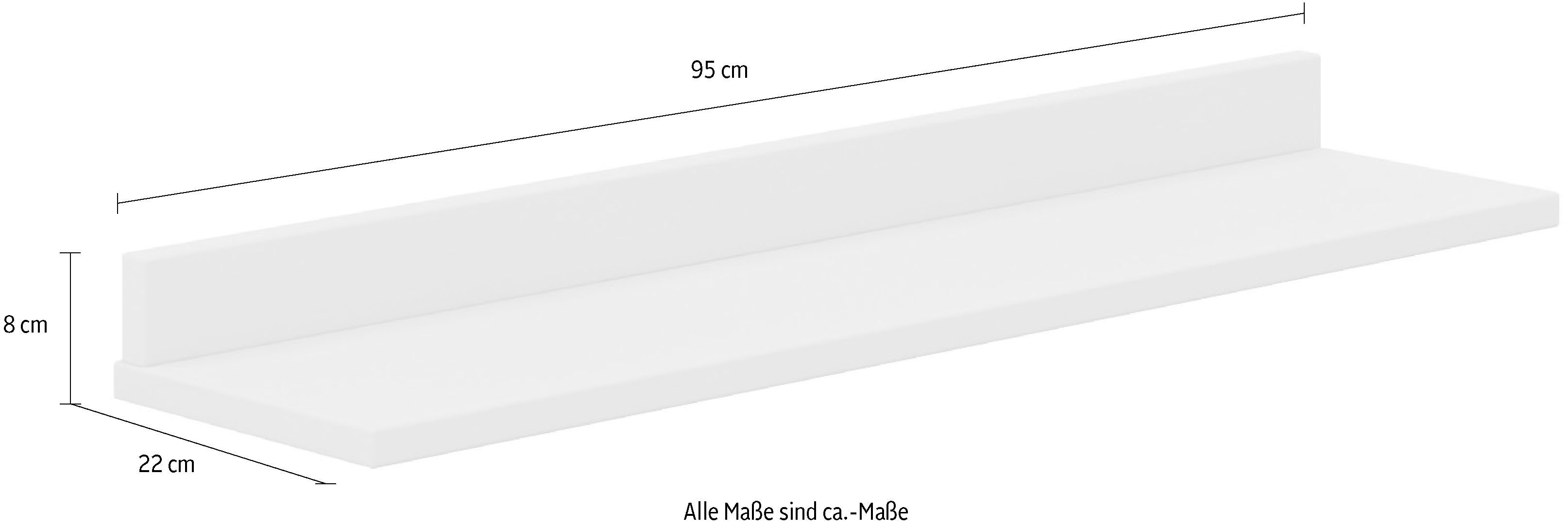 PAIDI Wandregal EEFJE in Beige, 95cm günstig online kaufen