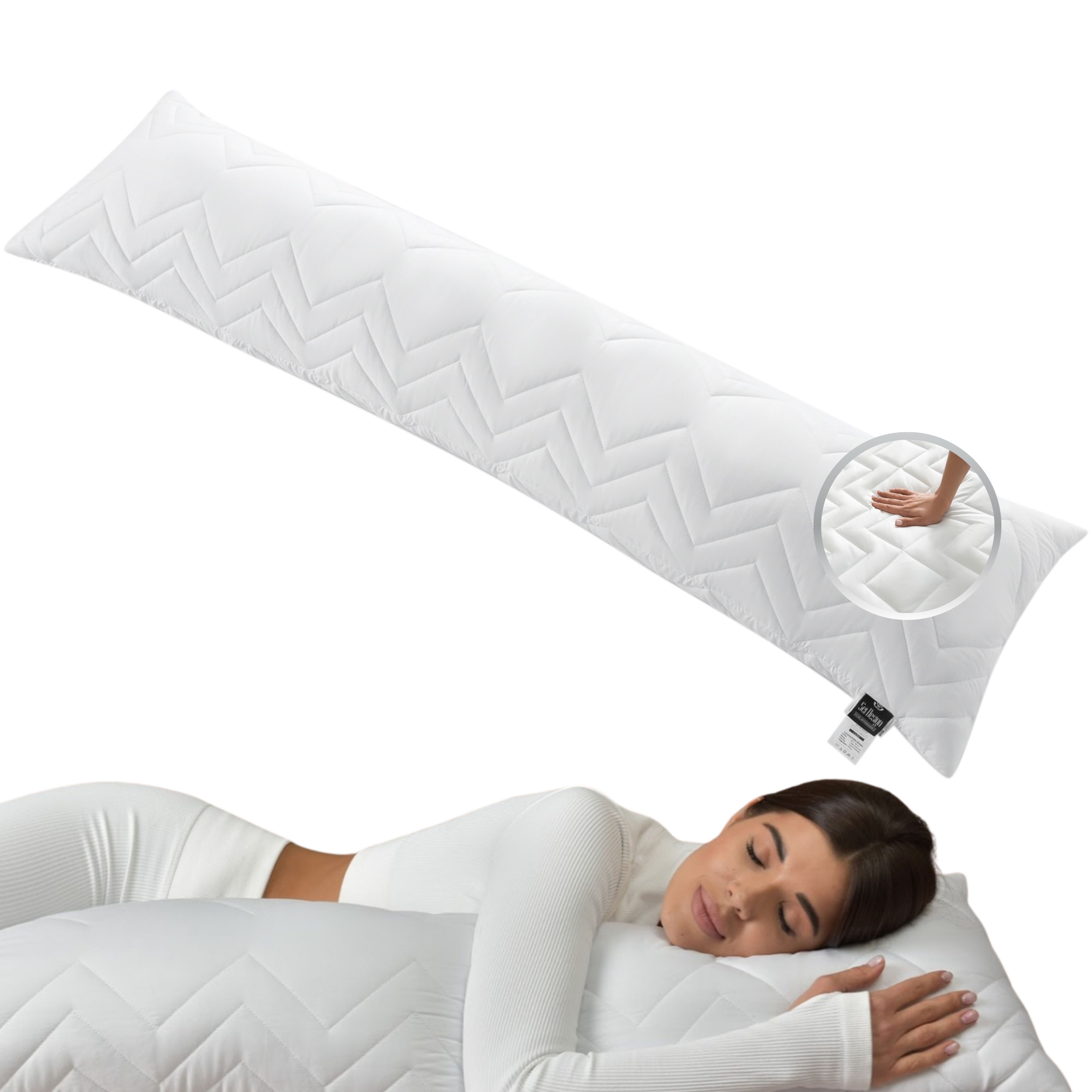 SEI Design Microfaserkissen Seitenschläferkissen Kissen Classic 140x40cm, F günstig online kaufen