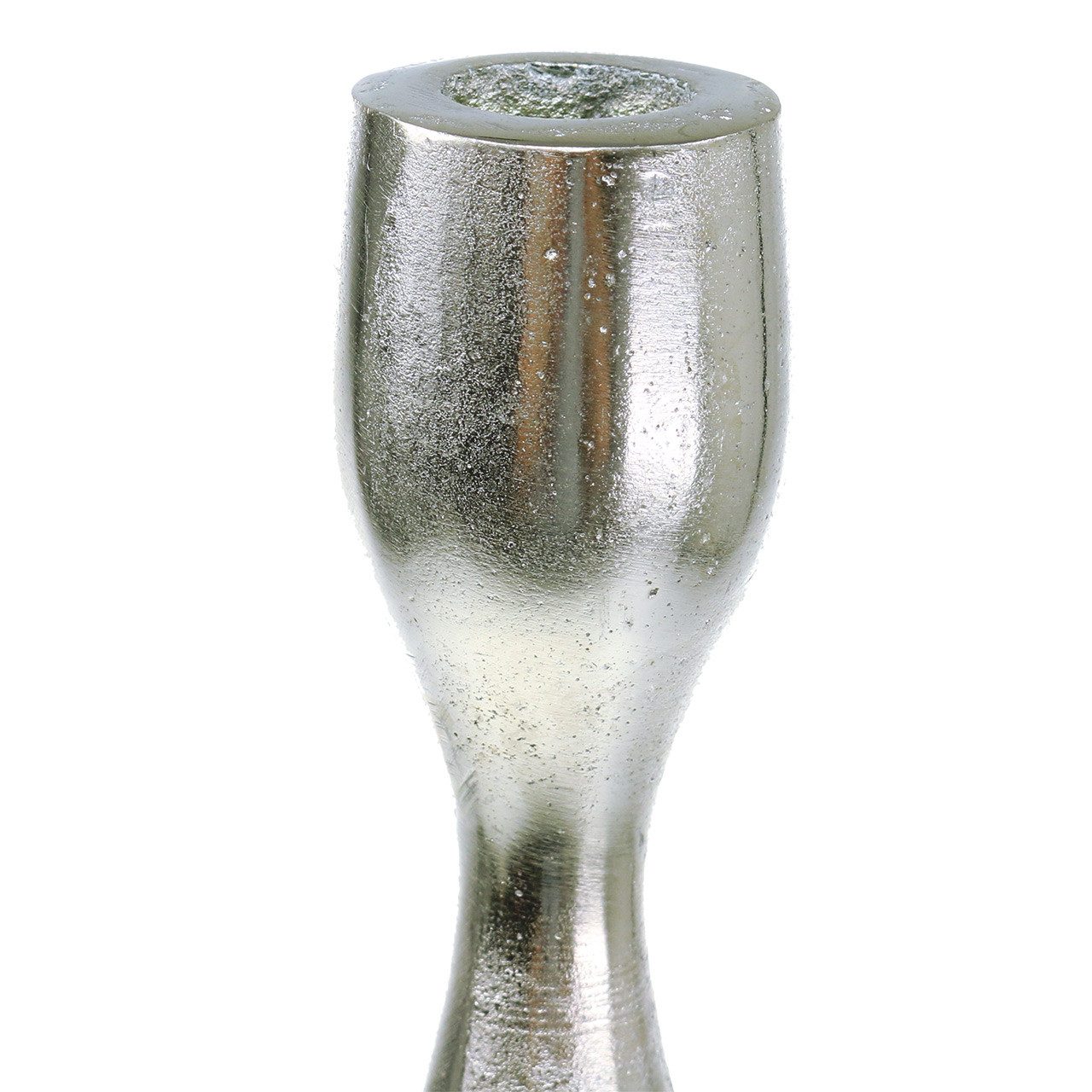 Florists Products Kerzenhalter Kerzenständer Antik Silber H31cm, Eleganter Kerzenhalter