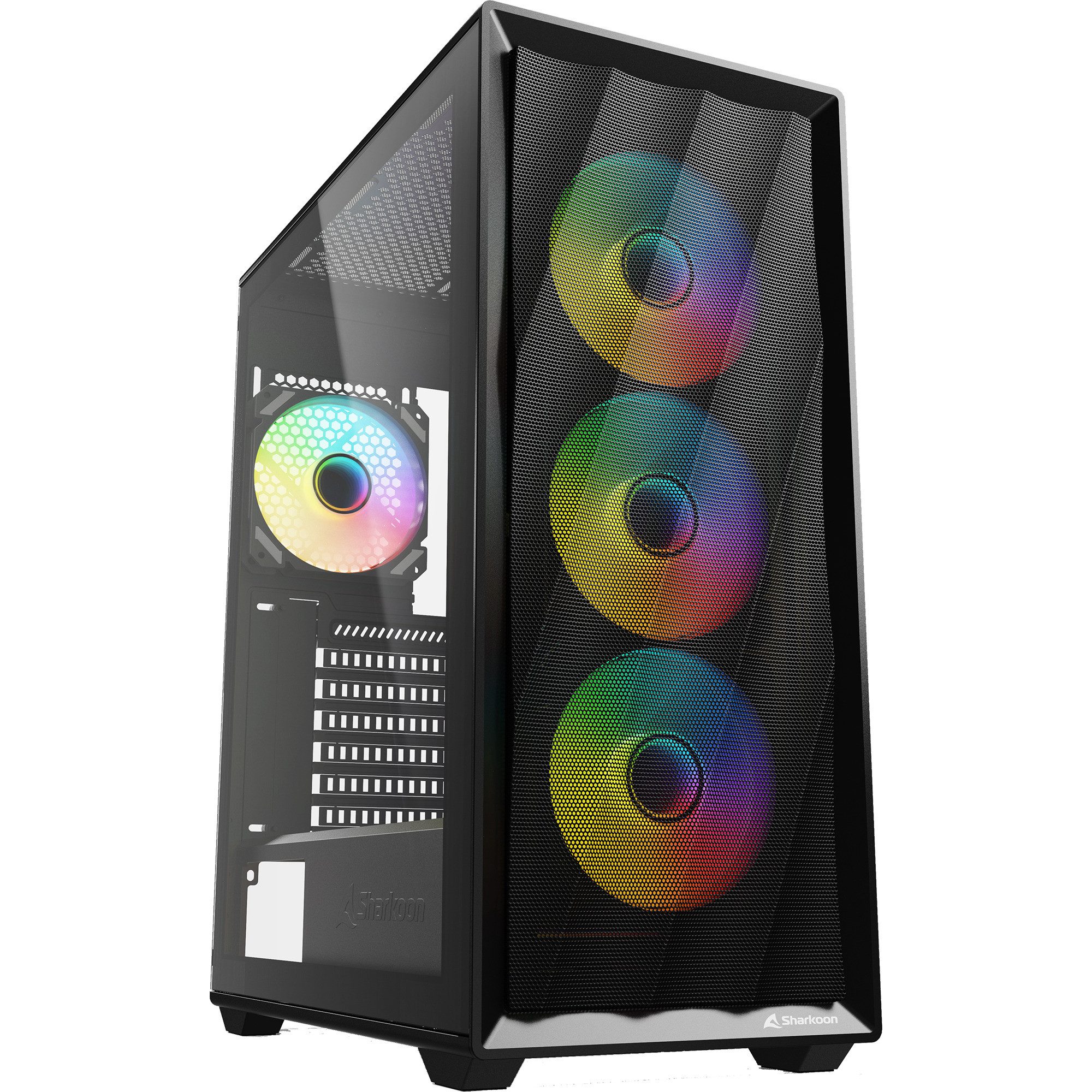 PC-Gehäuse Sharkoon VK4 ARGB, Tower-Gehäuse, (Tempered