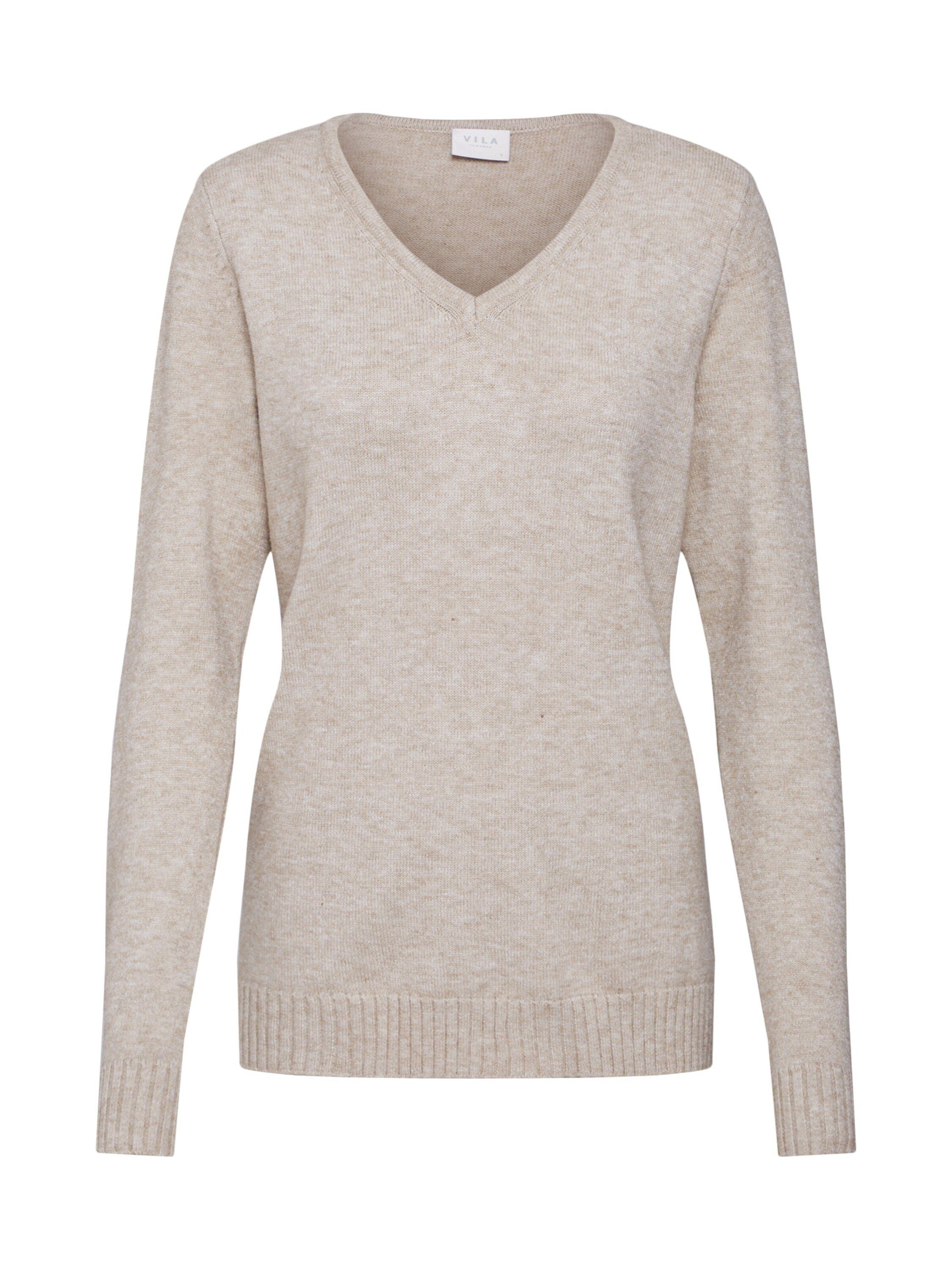 Vila V-Ausschnitt-Pullover VIRIL V-NECK L/S KNIT günstig online kaufen