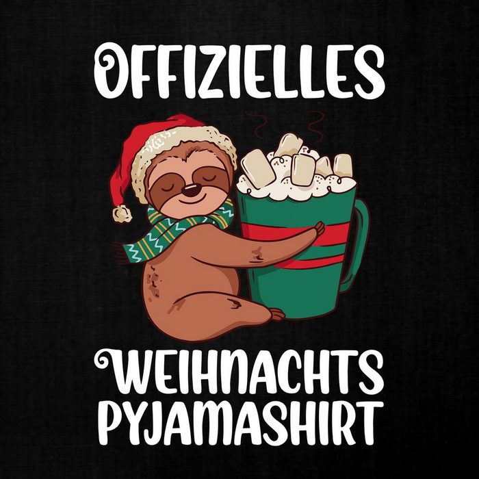 Quattro Formatee Kurzarmshirt Offizielles Weihnachtspyjamashirt Weihnachten (1-tlg)