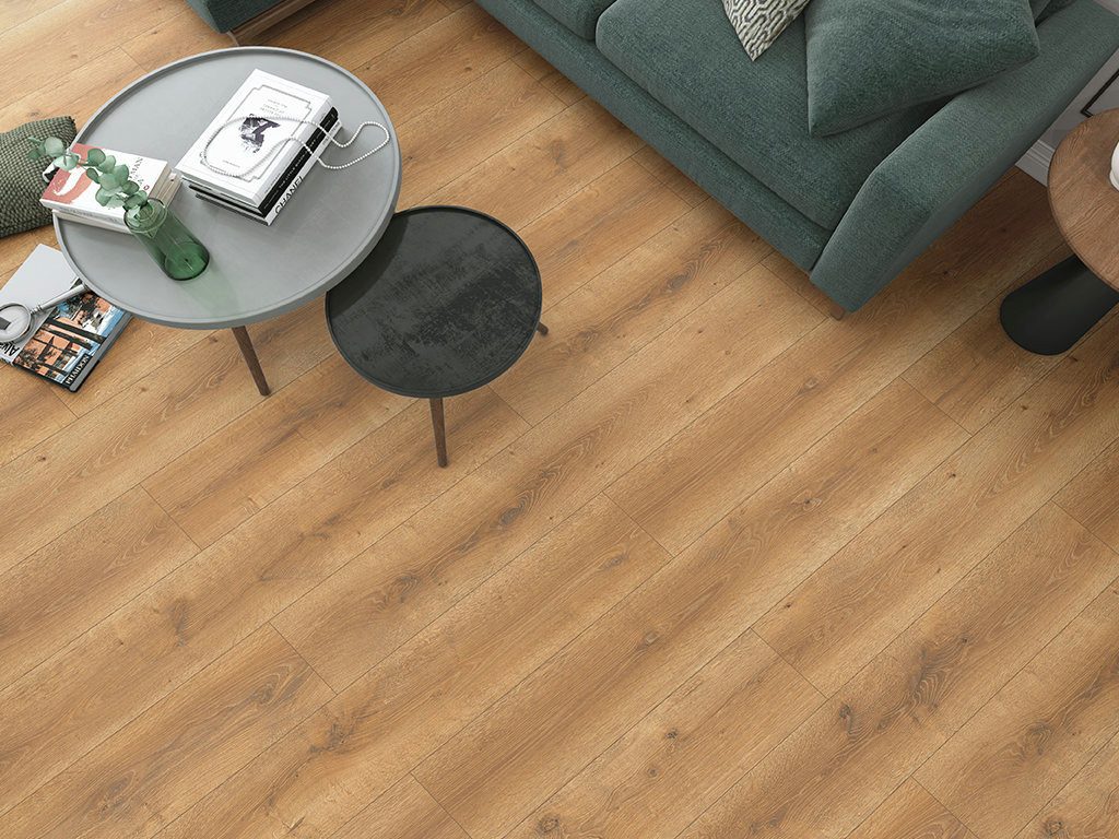 BASICfloor Laminat Laminat Lifestyle Trend Bellemont Oak honey brown Landhausdiele