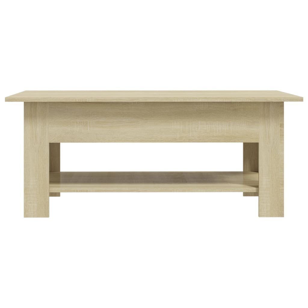 (1-St) Sonoma Eiche 102x55x42 Holzwerkstoff Sonoma Sonoma-Eiche Couchtisch | cm Eiche vidaXL Couchtisch