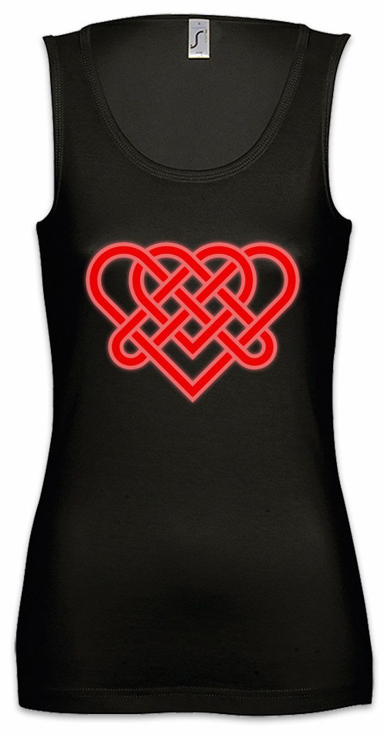 Tanktop Celtic Knot Logo Sign XI Ärmelloses Damen T-Shirt Kelten Tribal Knoten