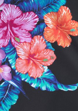 LASCANA Bügel-Tankini mit tropischem Blumenprint