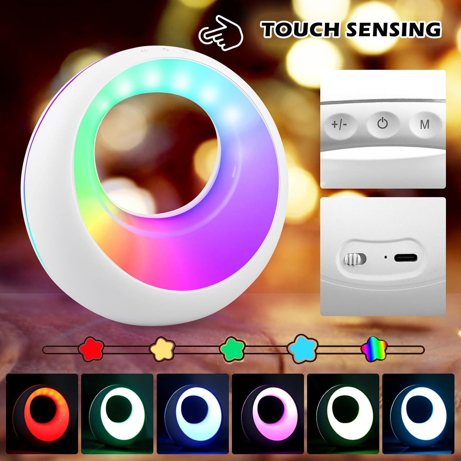 BlingBin LED Nachttischlampe Touch Dimmbar mit günstig online kaufen