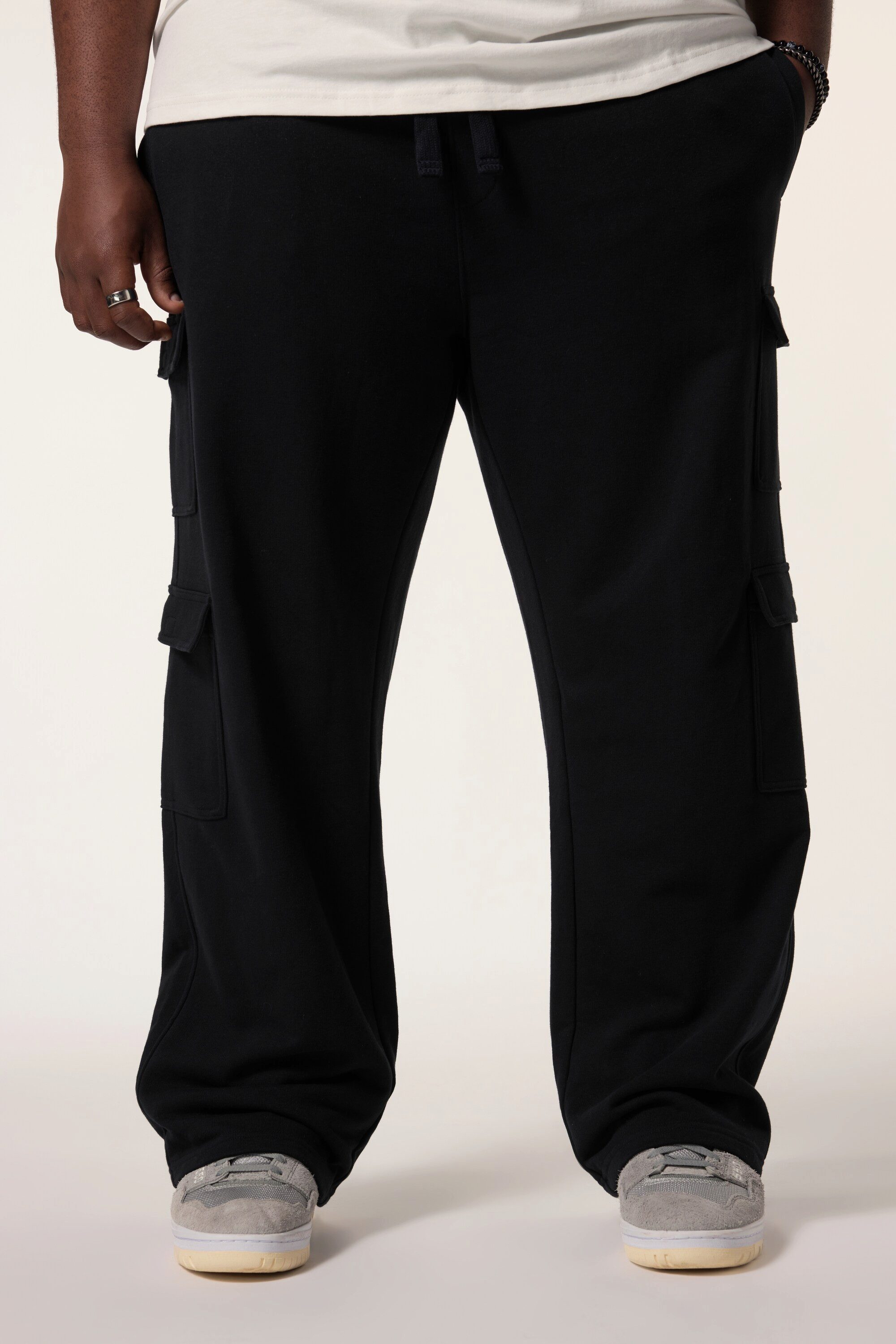 STHUGE Sweathose STHUGE Sweat-Cargohose Baggy Fit Elastikbund günstig online kaufen