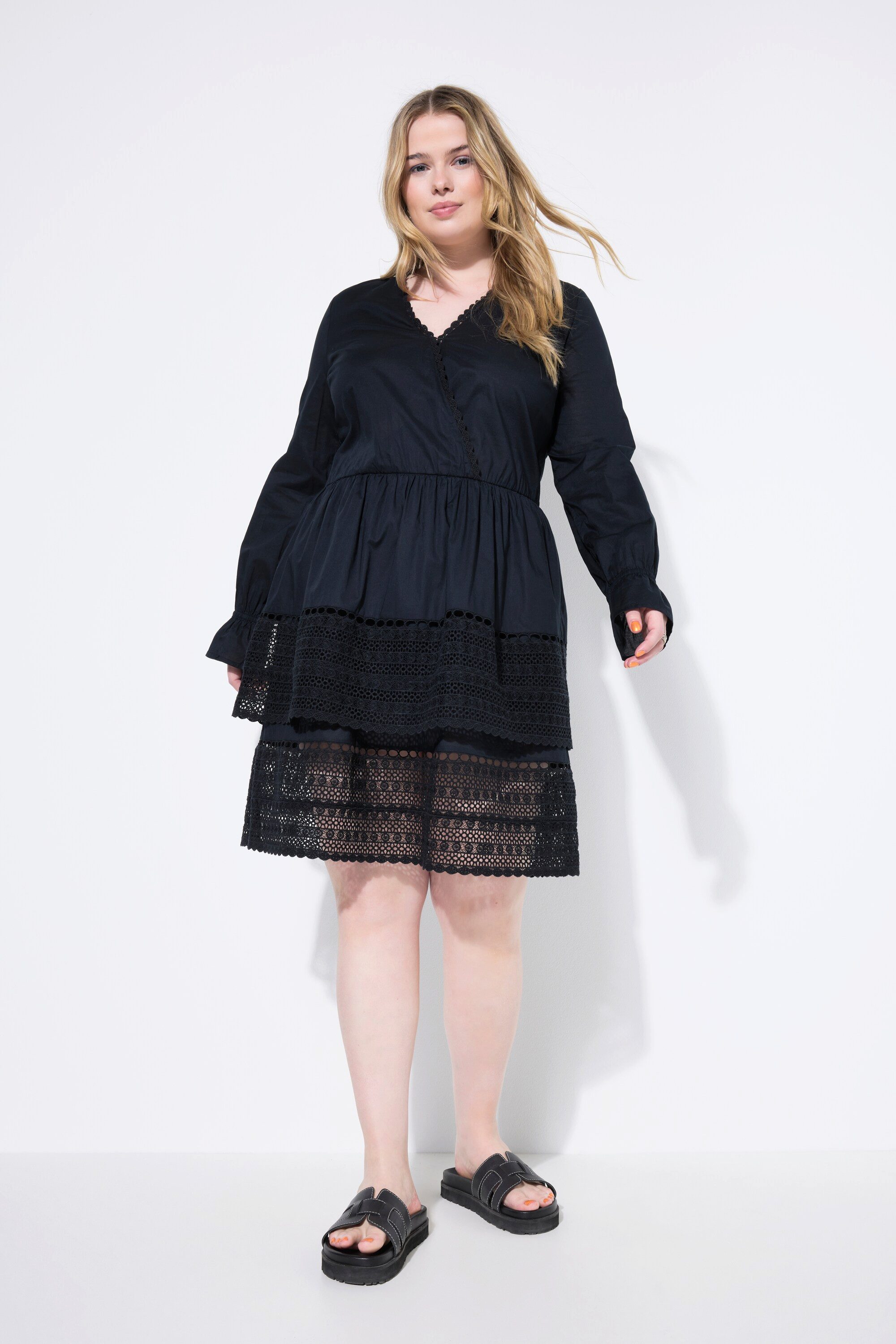 Studio Untold Minikleid Kleid tailliert Volants günstig online kaufen