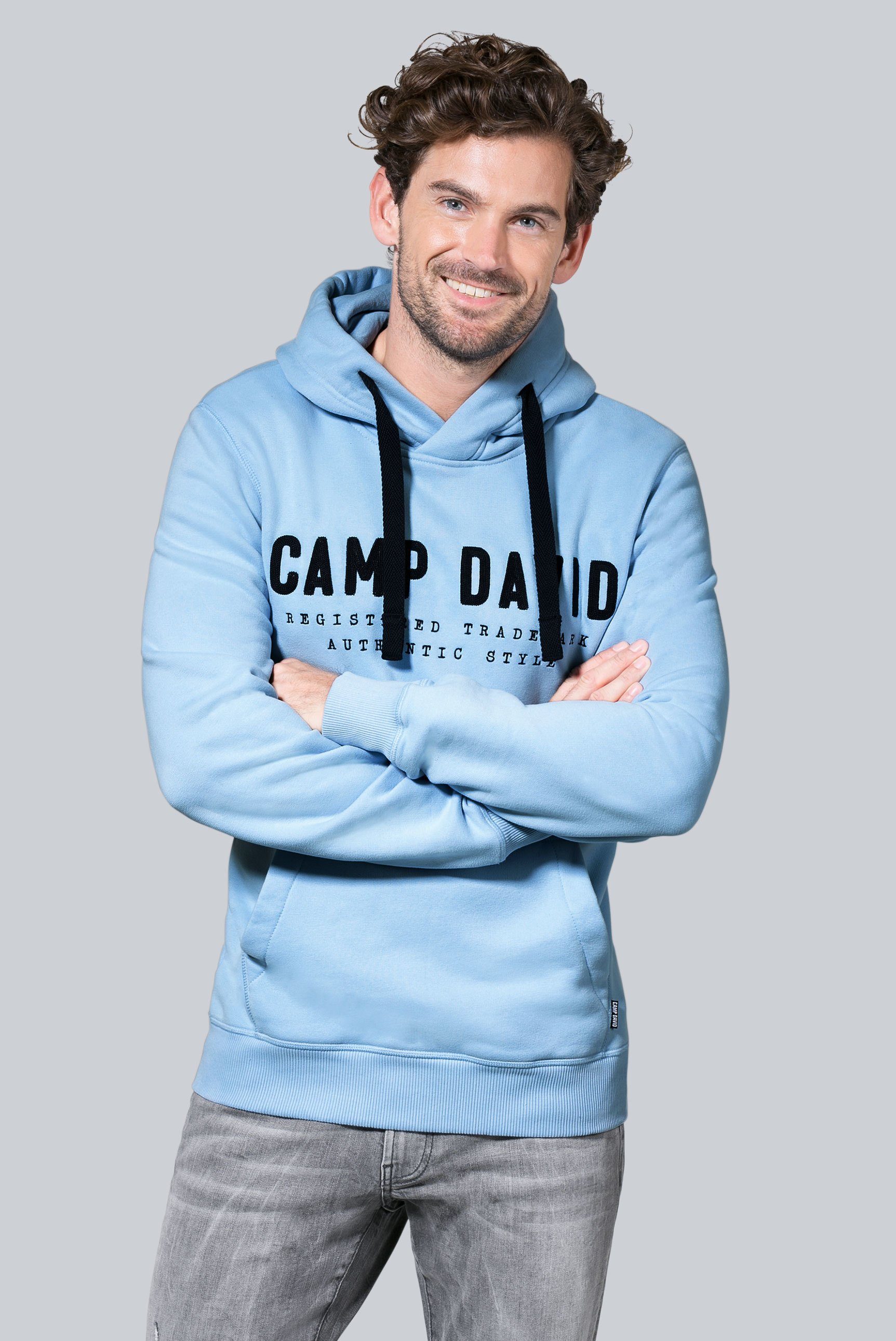 CAMP DAVID Kapuzensweatshirt mit Kapuze, Kapuze mit Futter und Zugband  online kaufen | OTTO