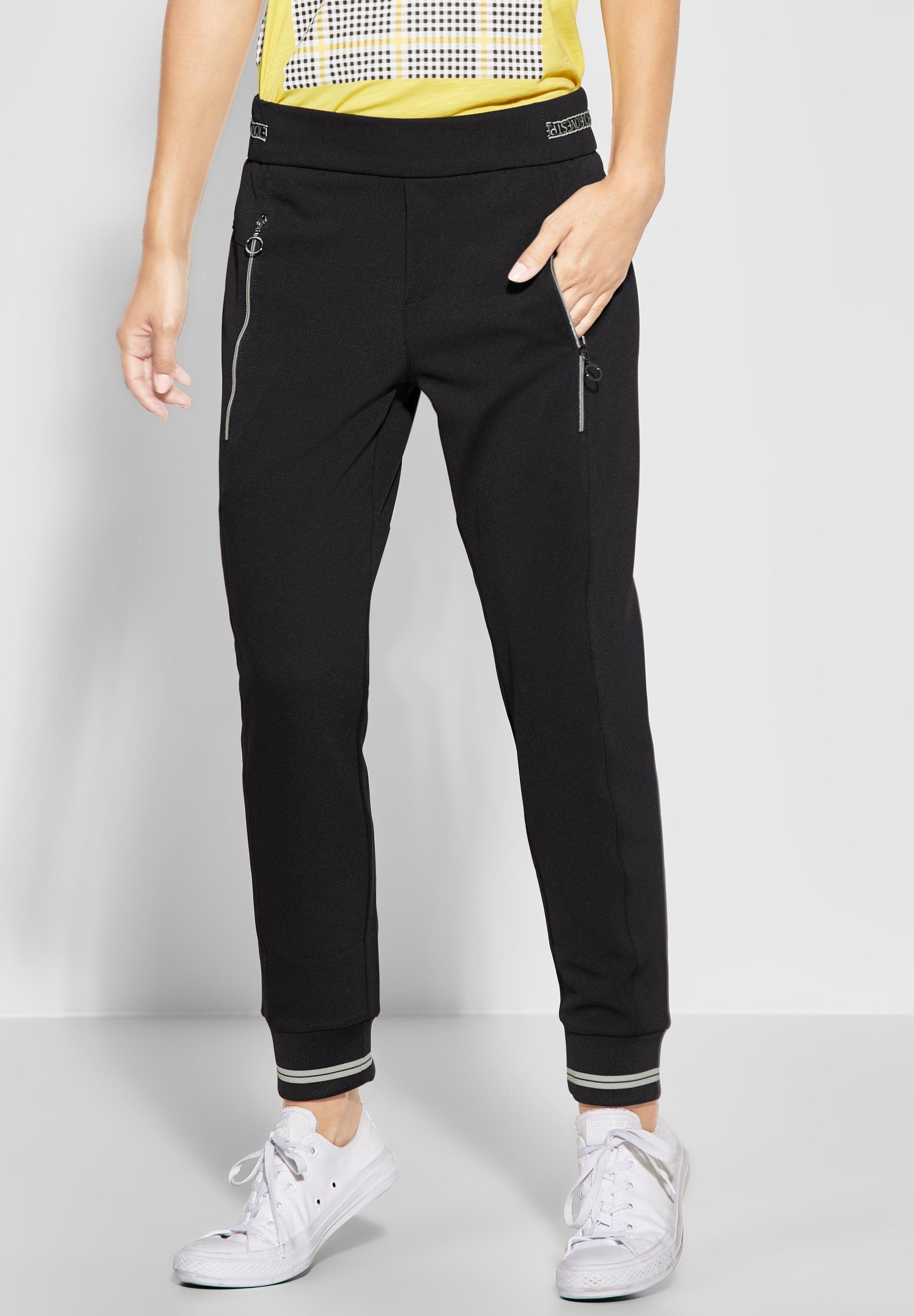 STREET ONE Jogger Pants mit ZipperDetail und Fronttaschen online kaufen OTTO