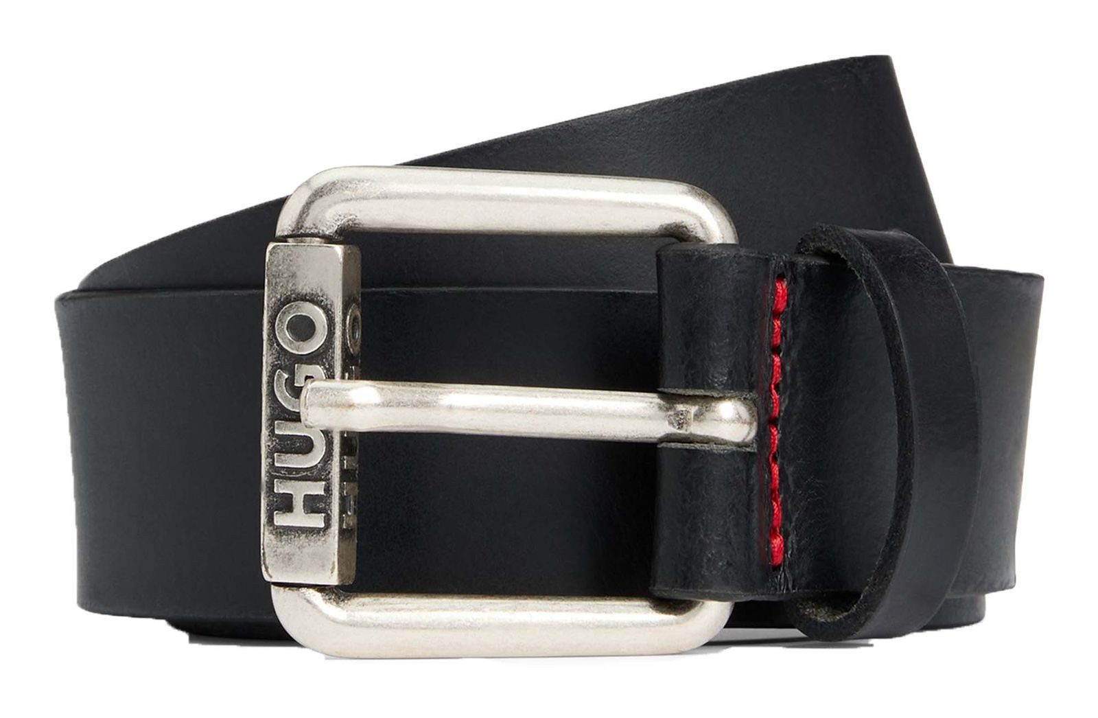 HUGO Ledergürtel Sz35 Leather Belt aus echtem Rindsleder günstig online kaufen