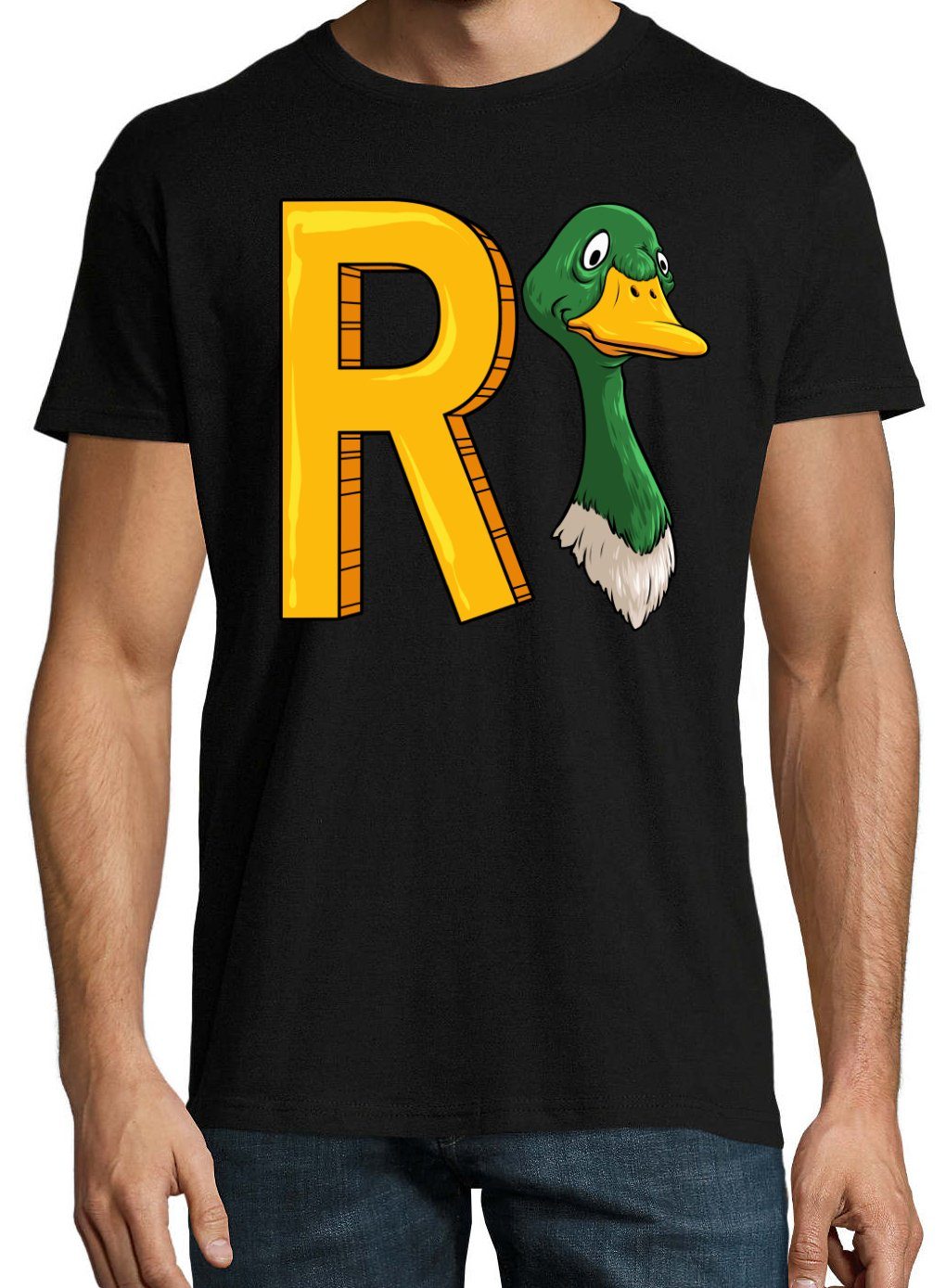 Youth Designz T-Shirt Rente Ente Herren Print T-Shirt mit lustigem Spruch A günstig online kaufen