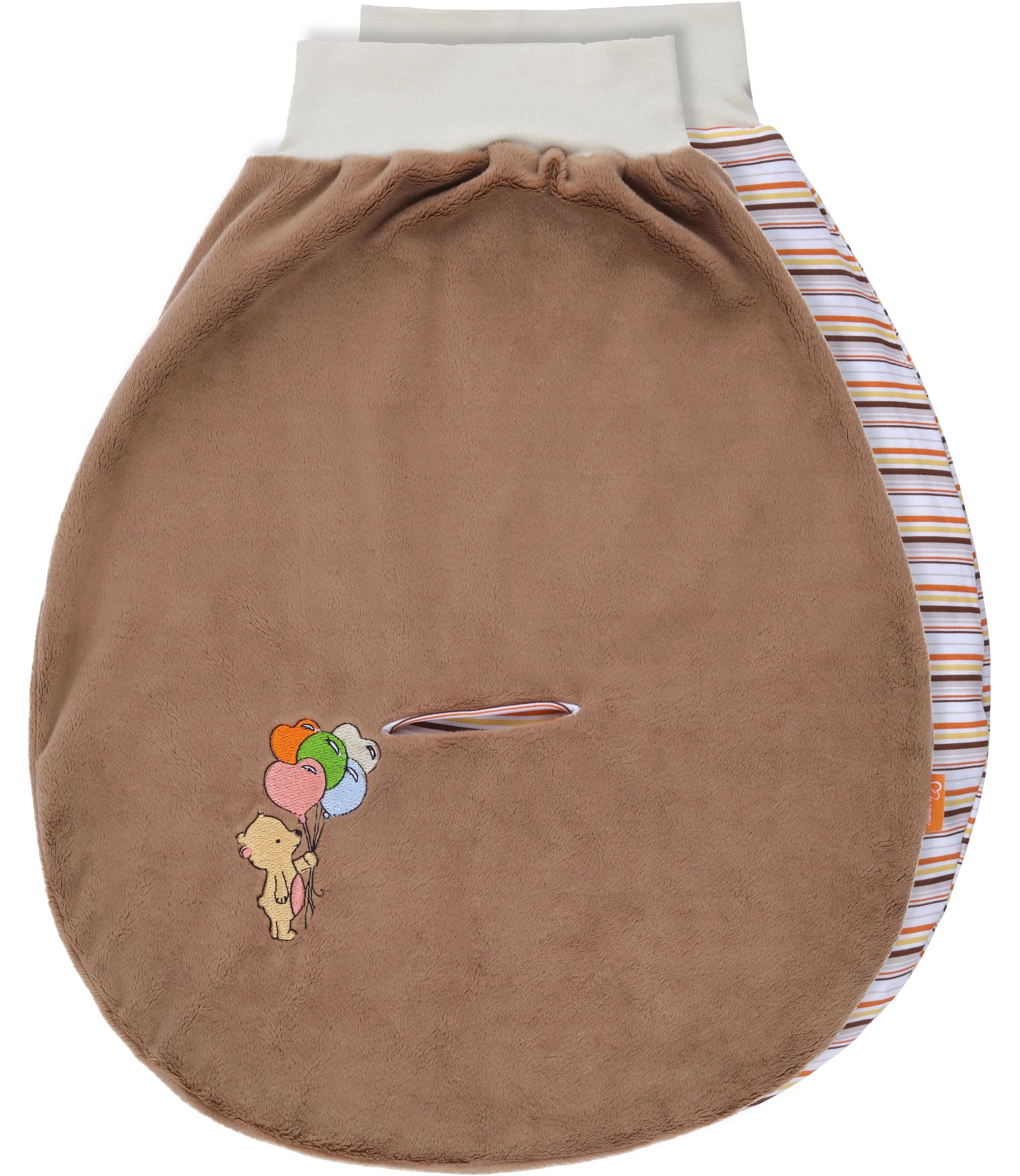 Be Mammy Babyschlafsack Baby Pucksack Strampelsack Schlafsack Autositz aus Baumwolle BE20-137 (1 tlg)